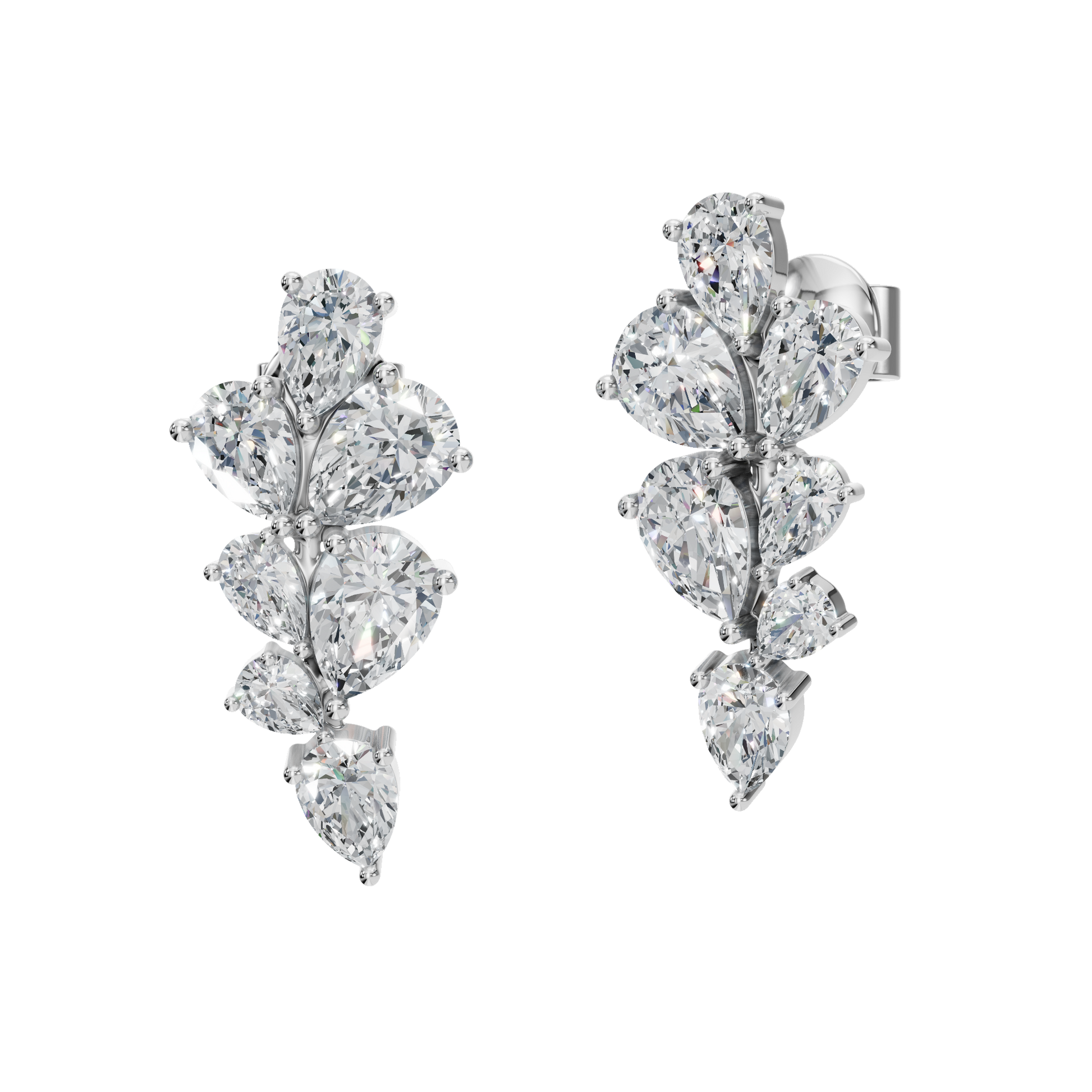 Fine Art Spark Lab Grown Diamond Earrings – Artful Design Jewelry for Celebrations