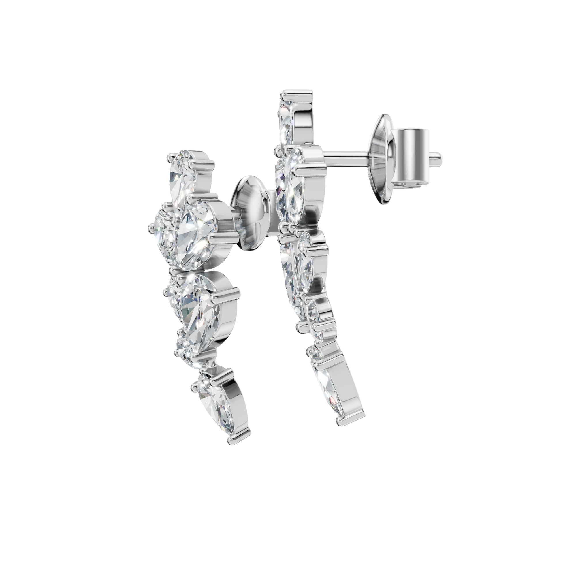 Fine Art Spark Lab Grown Diamond Earrings – Artful Design Jewelry for Celebrations