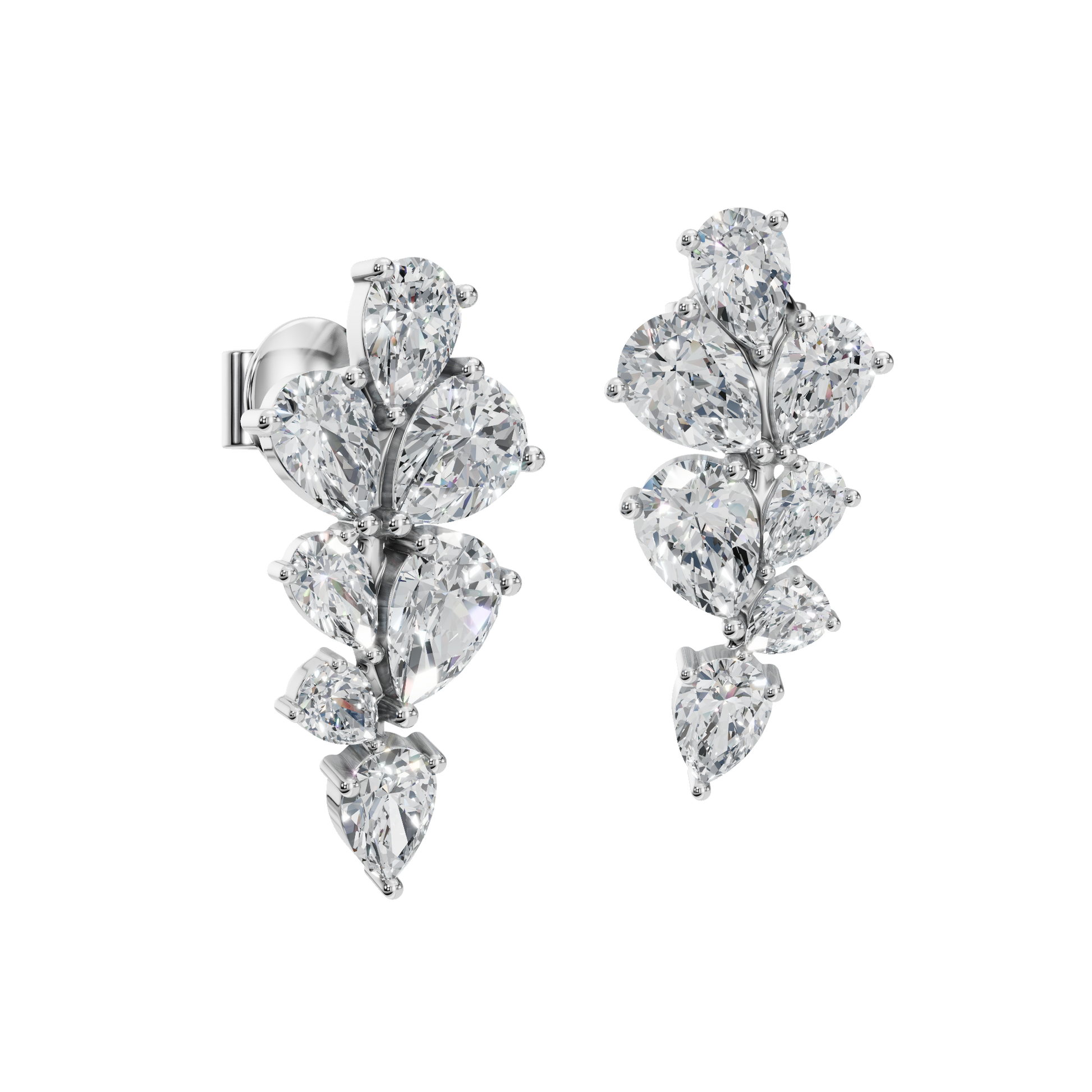 Fine Art Spark Lab Grown Diamond Earrings – Artful Design Jewelry for Celebrations