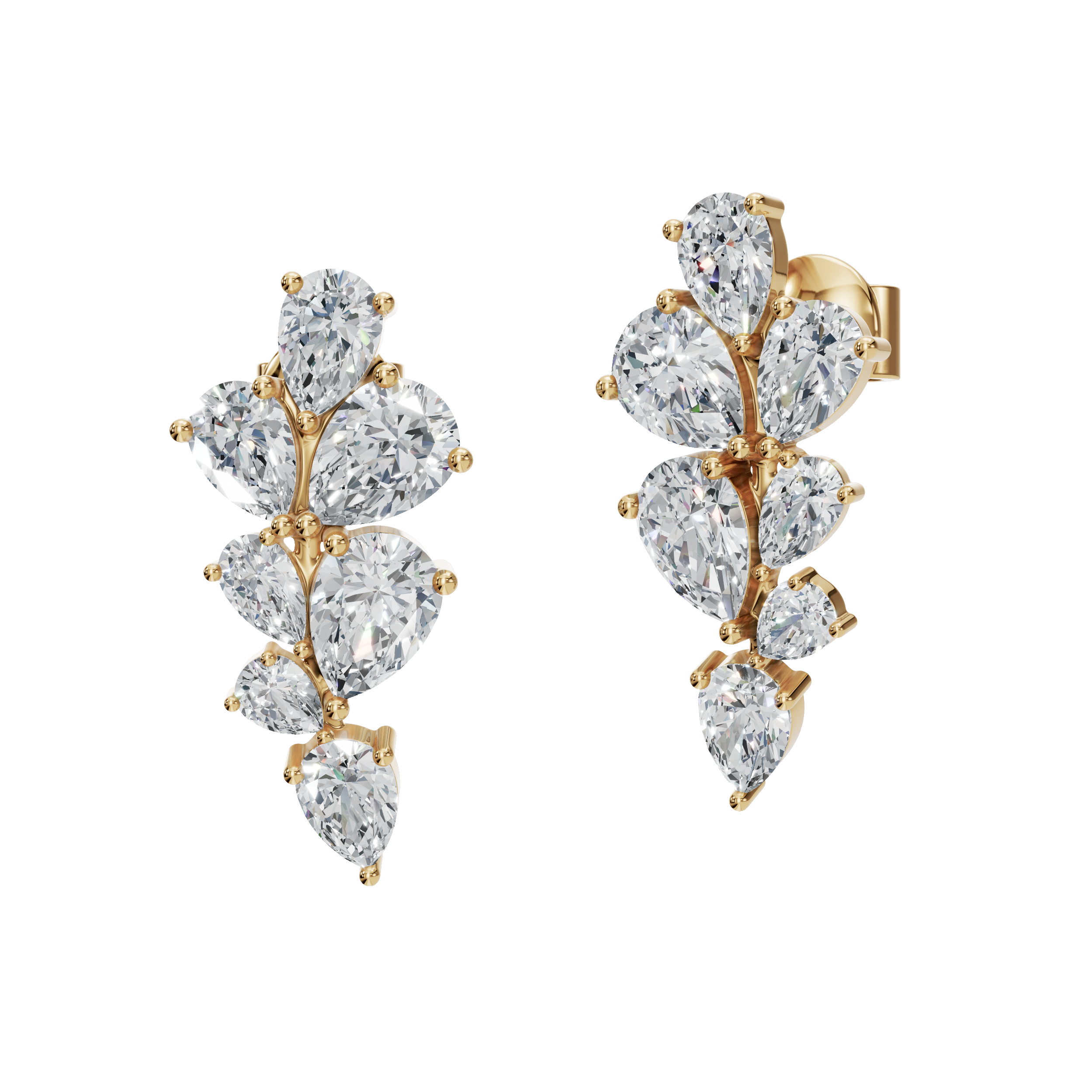 Fine Art Spark Lab Grown Diamond Earrings – Artful Design Jewelry for Celebrations