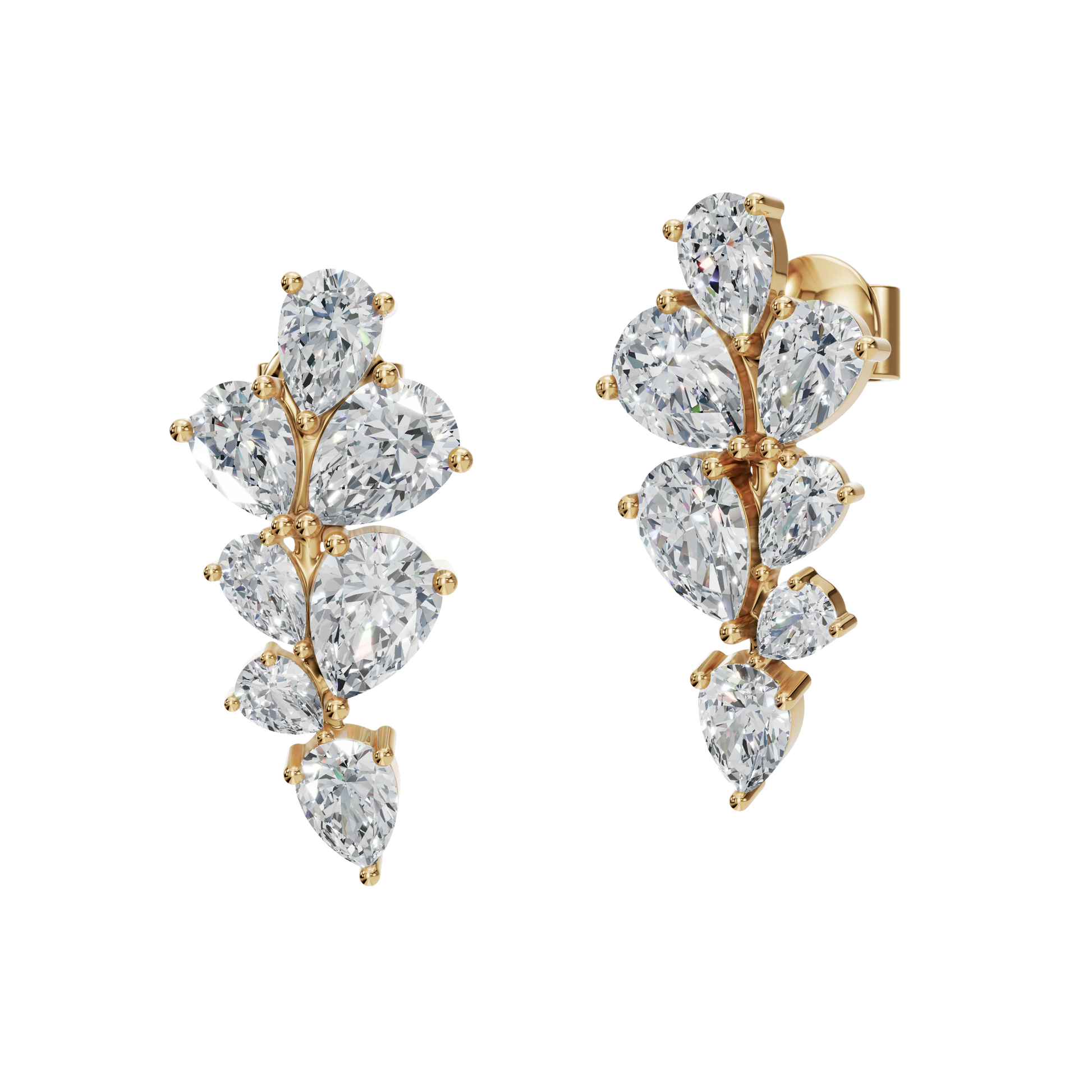 Fine Art Spark Lab Grown Diamond Earrings – Artful Design Jewelry for Celebrations