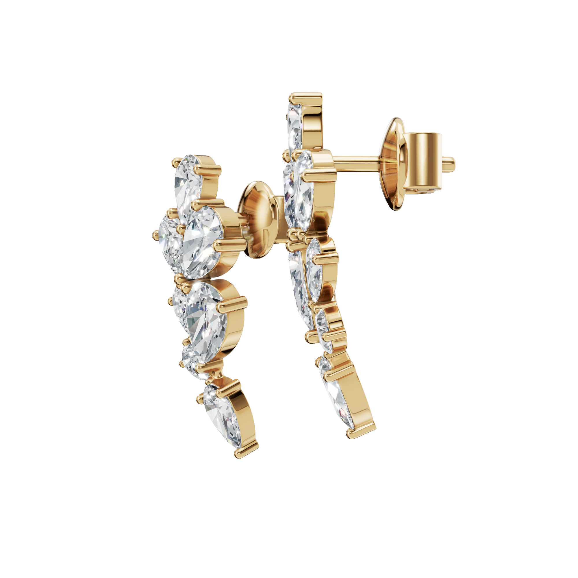 Fine Art Spark Lab Grown Diamond Earrings – Artful Design Jewelry for Celebrations