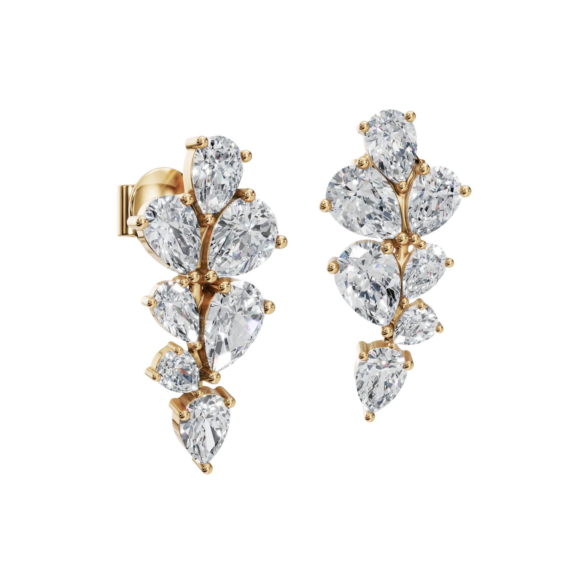 Fine Art Spark Lab Grown Diamond Earrings – Artful Design Jewelry for Celebrations