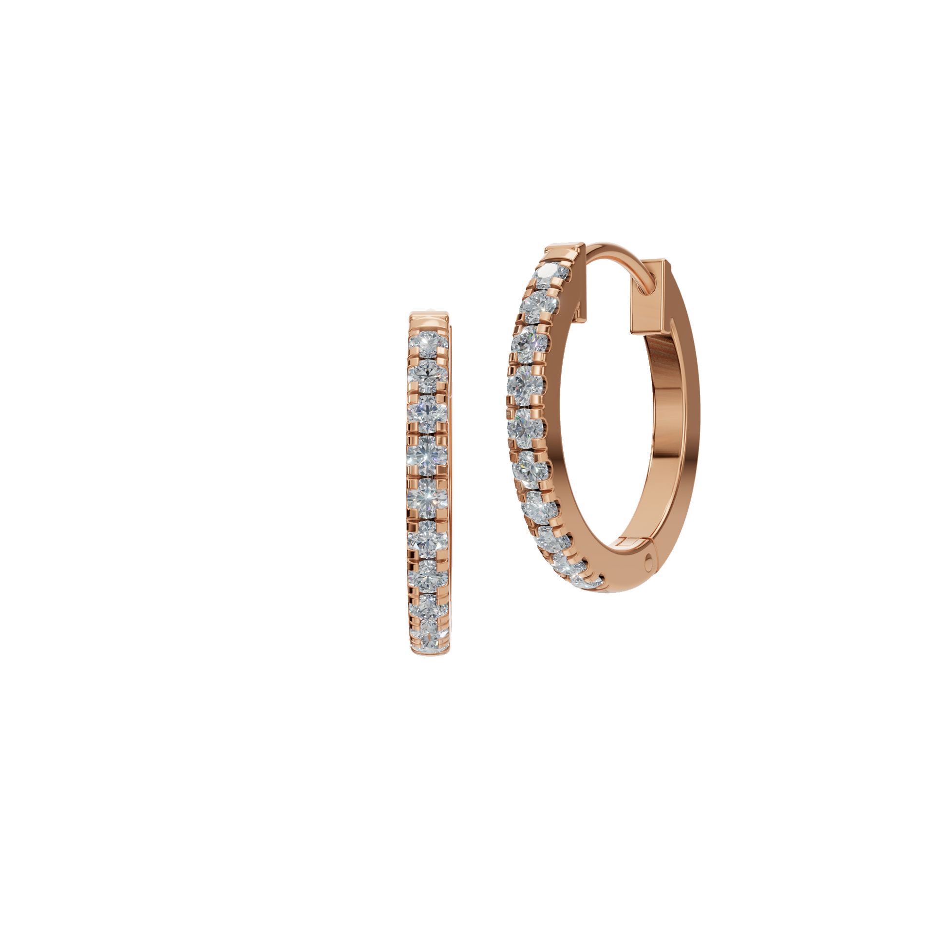 Elegant Lab Grown Diamond Hoops for Work-to-Evening Style