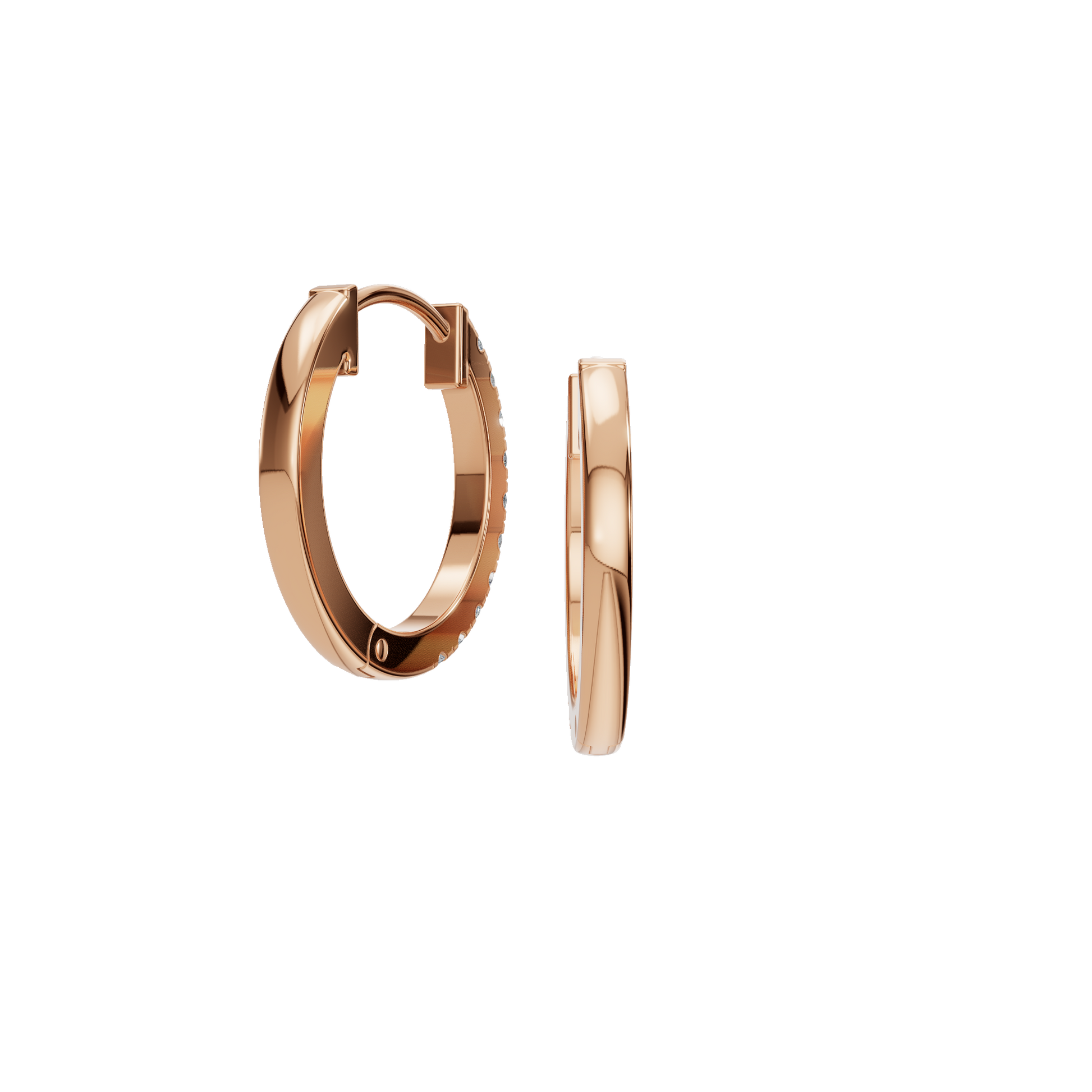 Elegant Lab Grown Diamond Hoops for Work-to-Evening Style