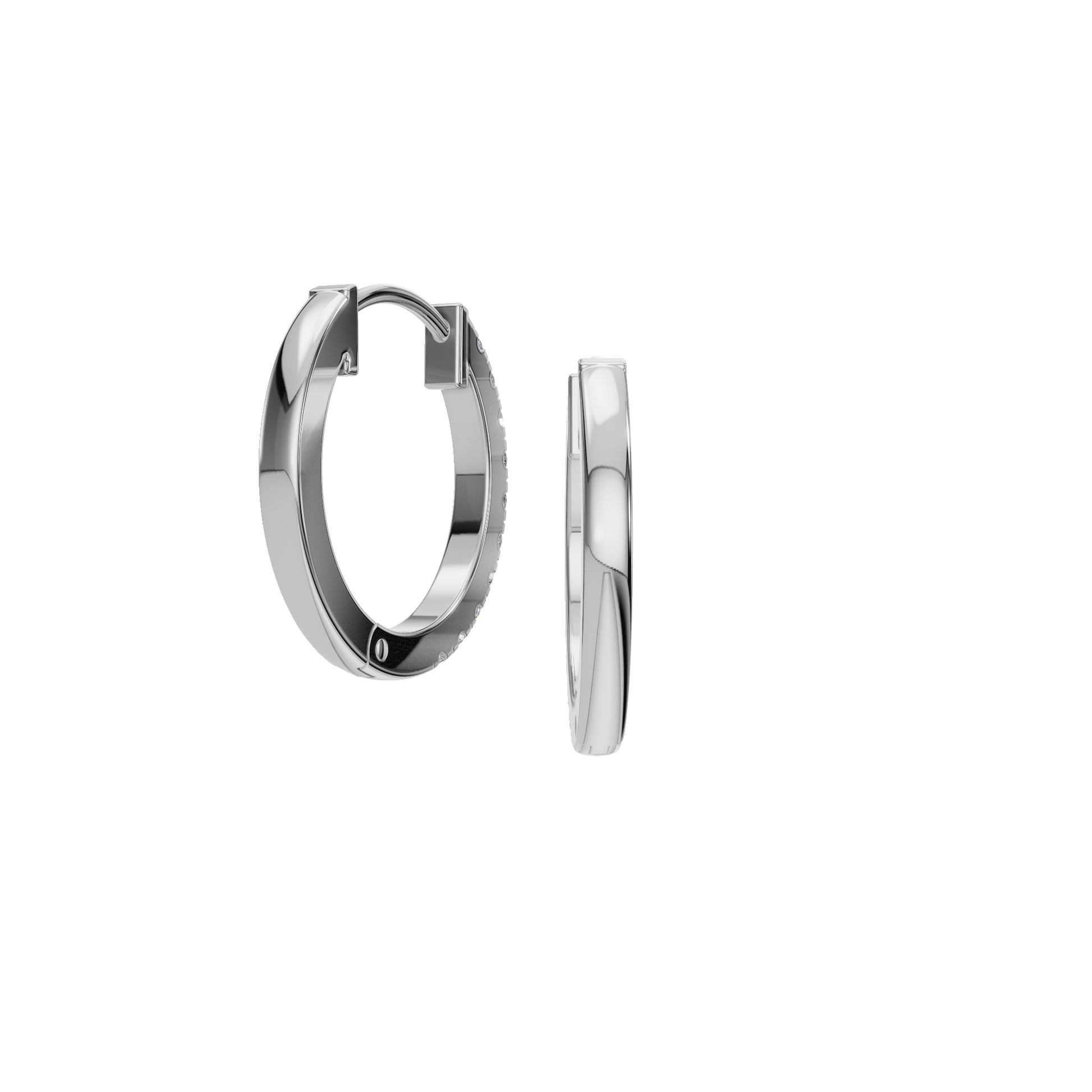 Elegant Lab Grown Diamond Hoops for Work-to-Evening Style