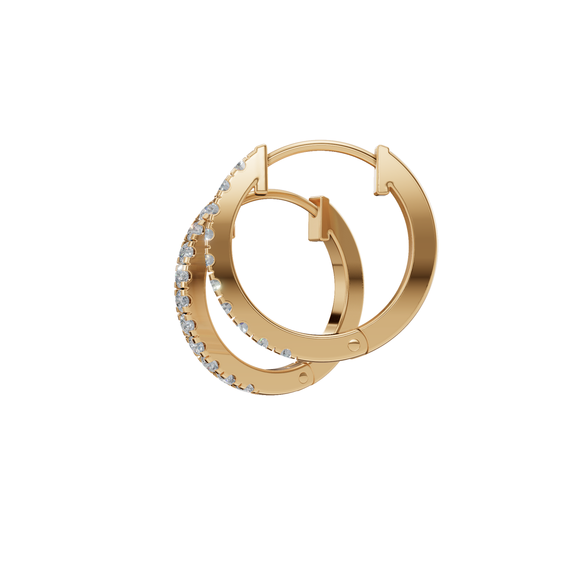 Elegant Lab Grown Diamond Hoops for Work-to-Evening Style