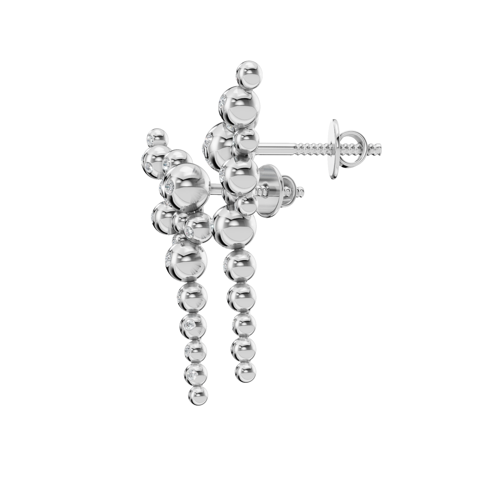 Graceful Aura Lab Grown Diamond Drop Earrings – Elegant Festival Jewelry for Women