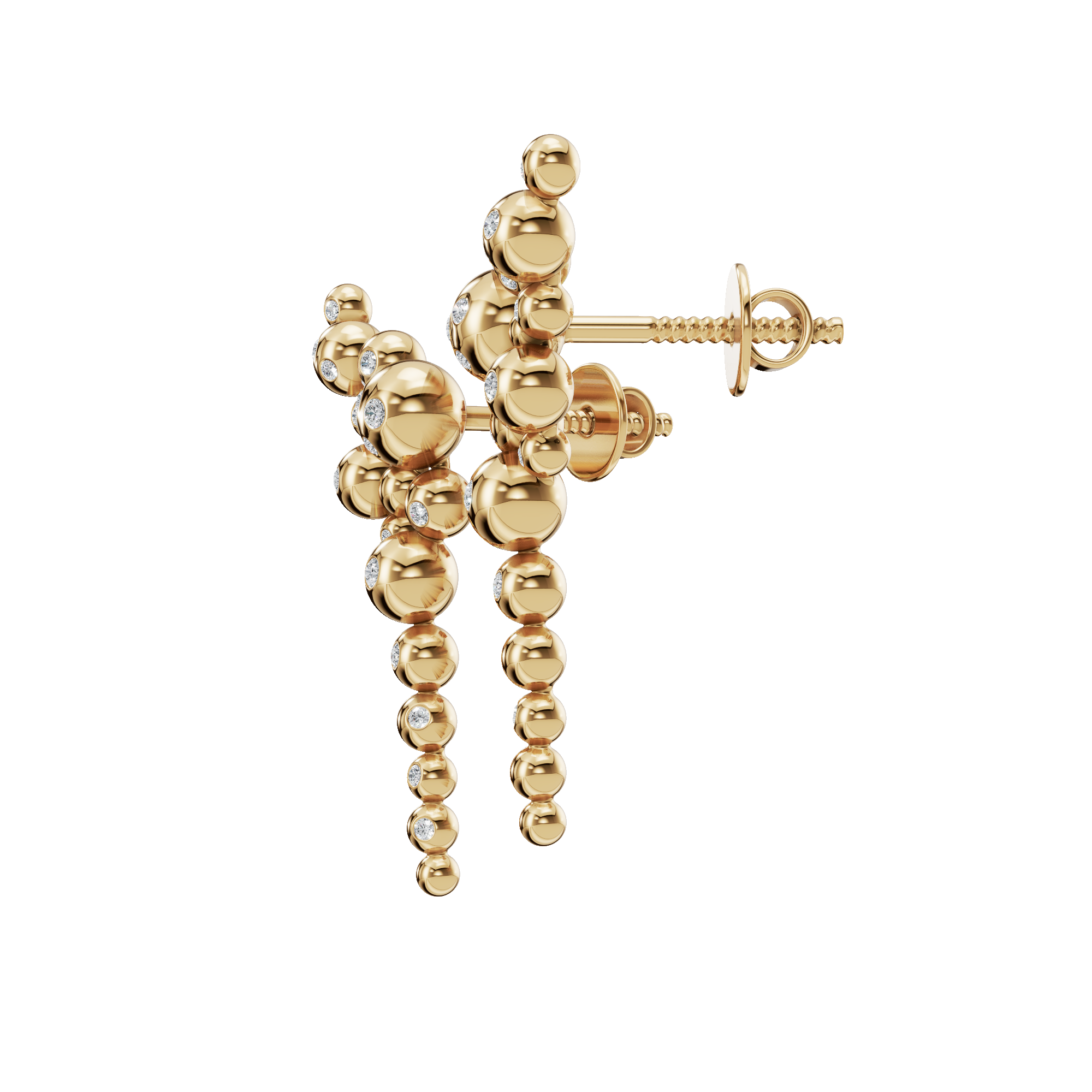 Graceful Aura Lab Grown Diamond Drop Earrings – Elegant Festival Jewelry for Women