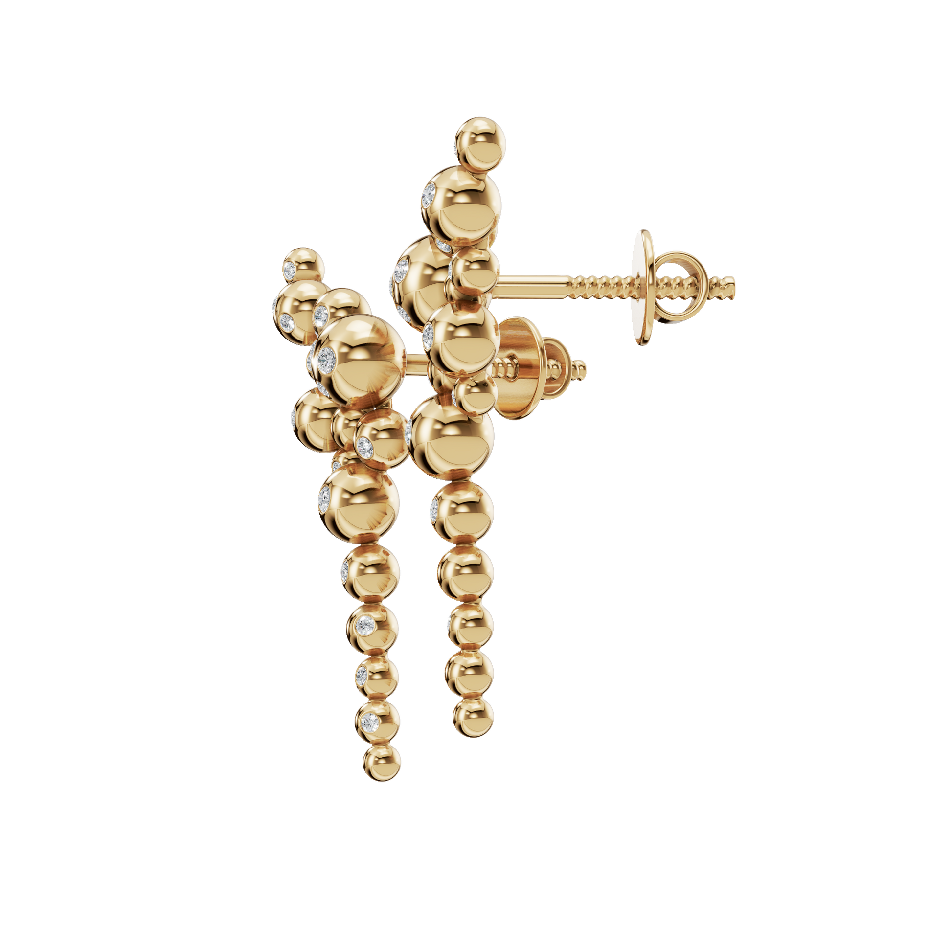 Graceful Aura Lab Grown Diamond Drop Earrings – Elegant Festival Jewelry for Women