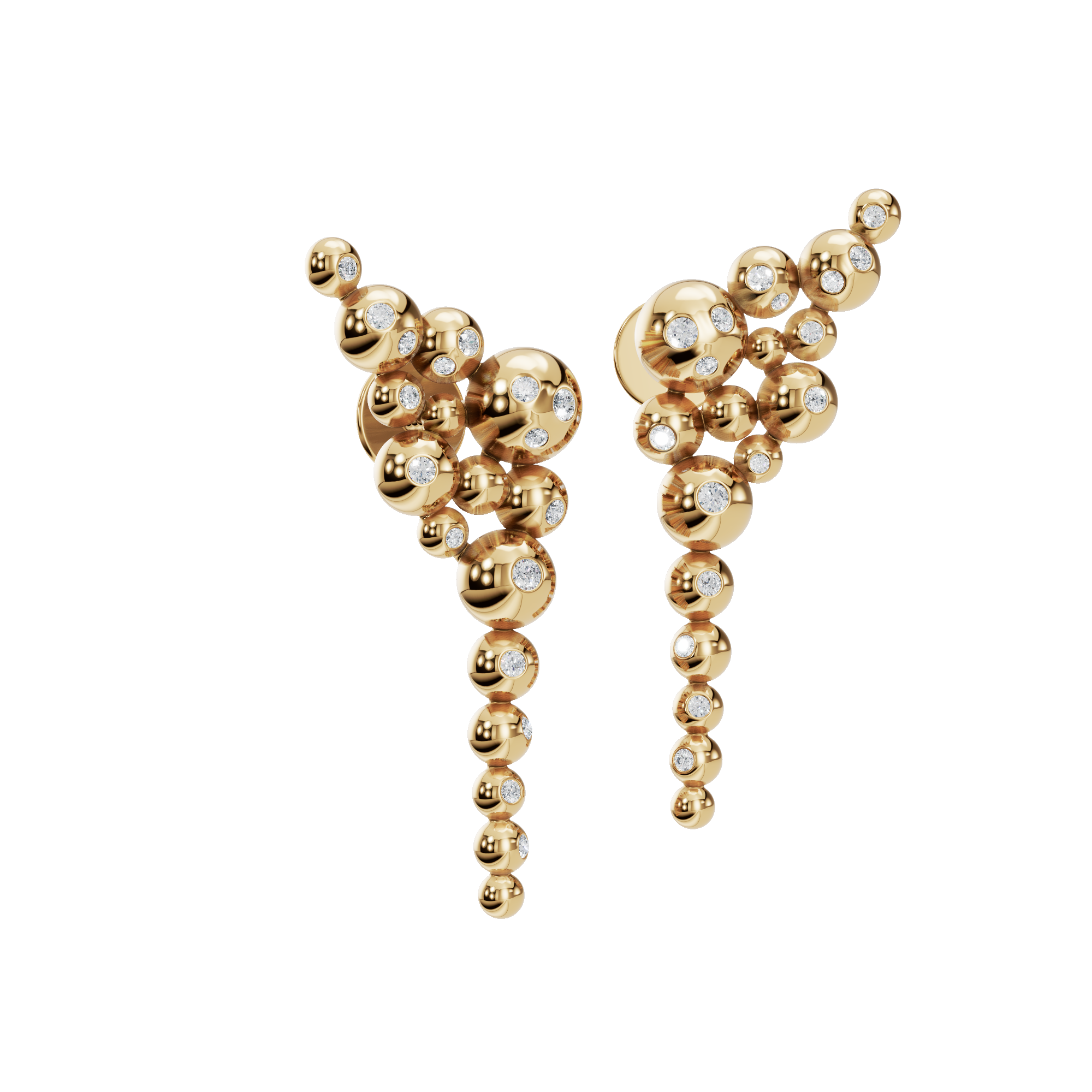 Graceful Aura Lab Grown Diamond Drop Earrings – Elegant Festival Jewelry for Women