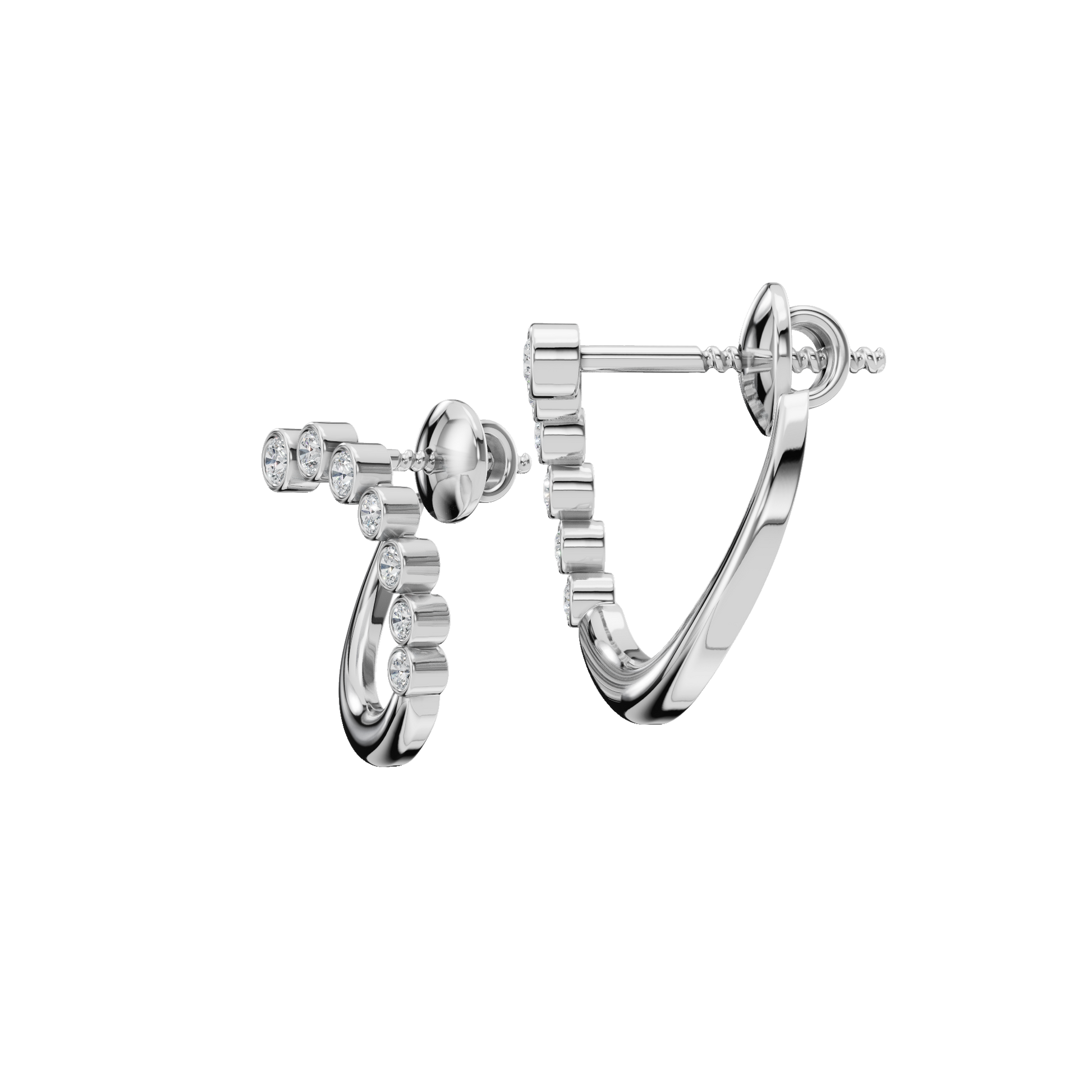 Signature Luxe Lab Grown Diamond Hoops