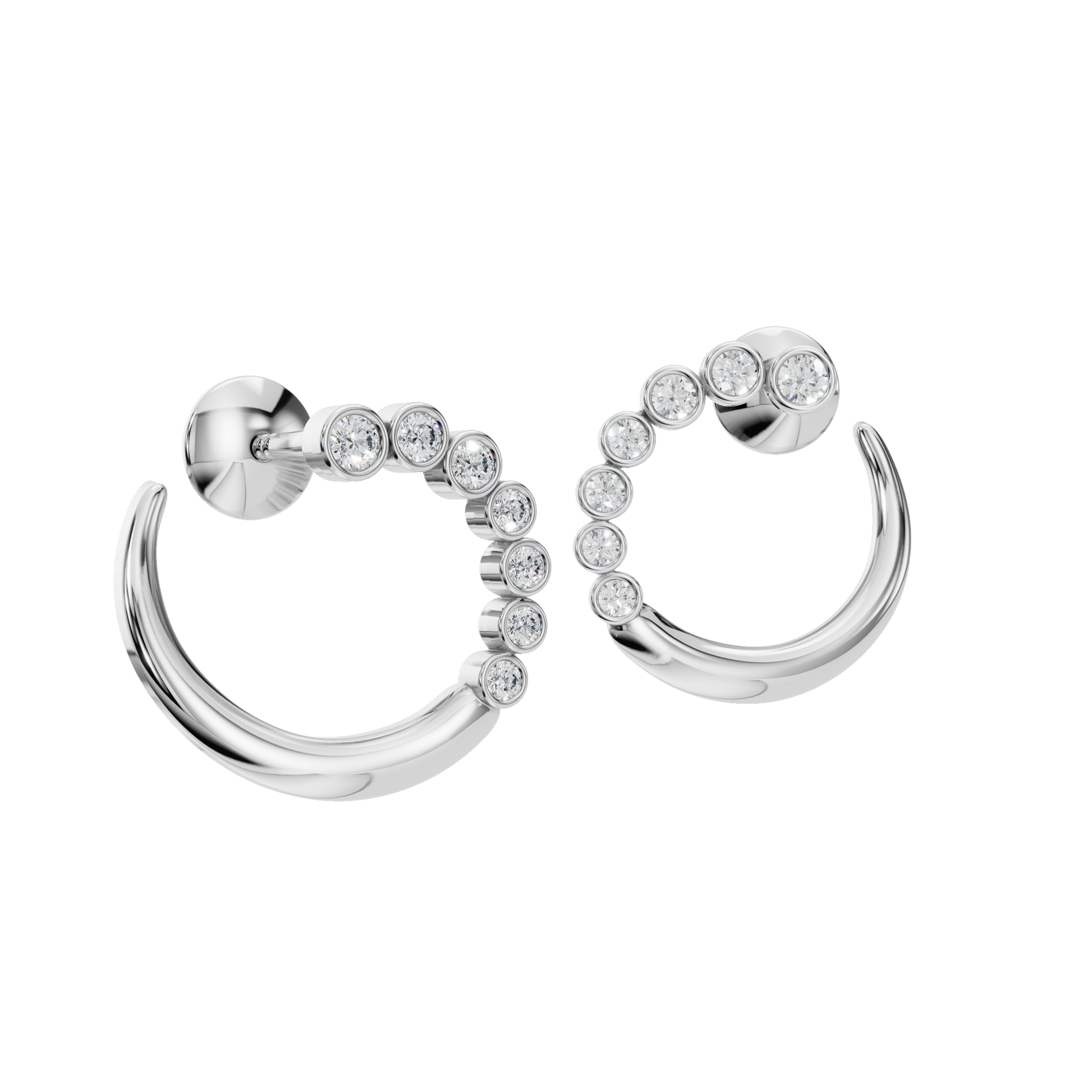 Signature Luxe Lab Grown Diamond Hoops