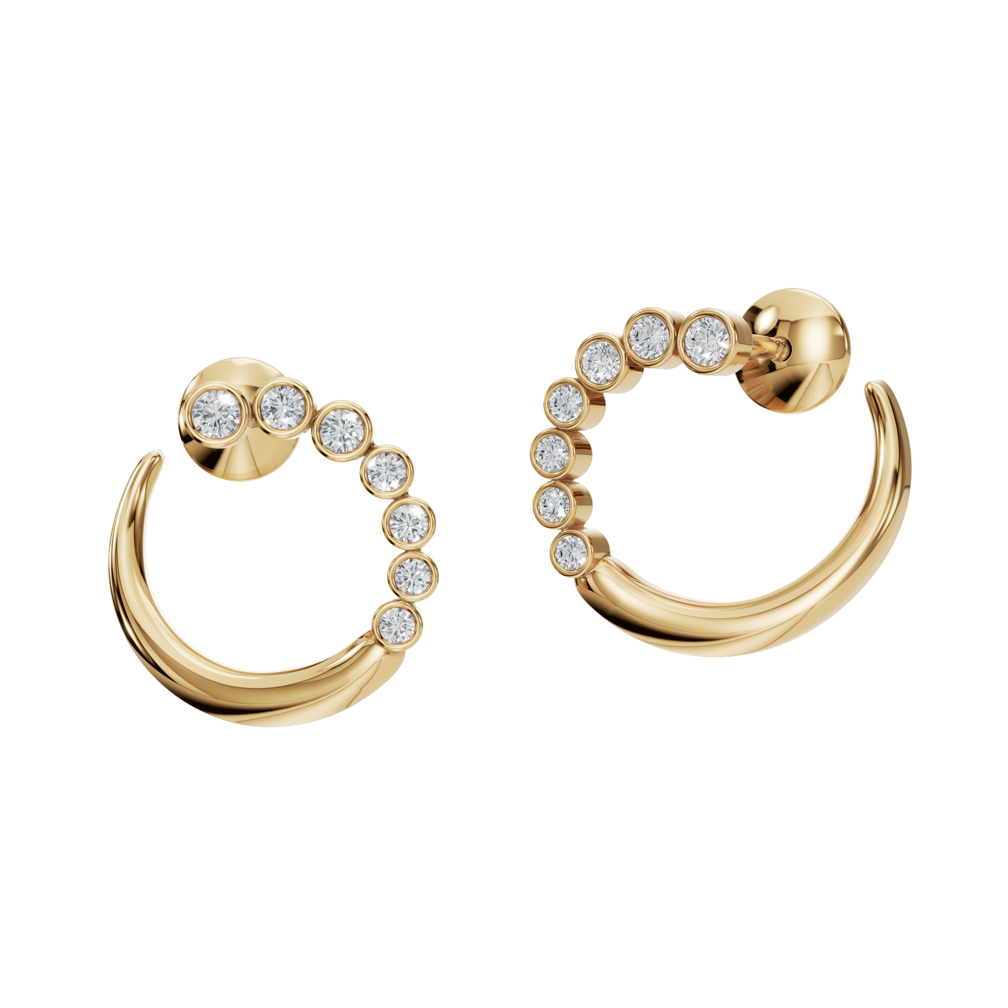 Signature Luxe Lab Grown Diamond Hoops