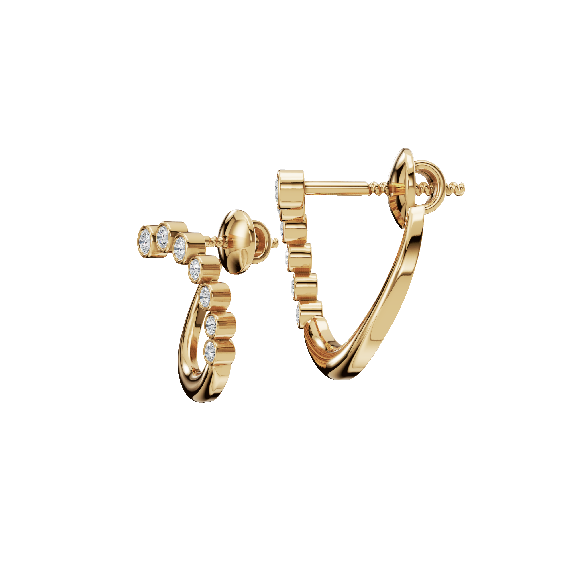 Signature Luxe Lab Grown Diamond Hoops