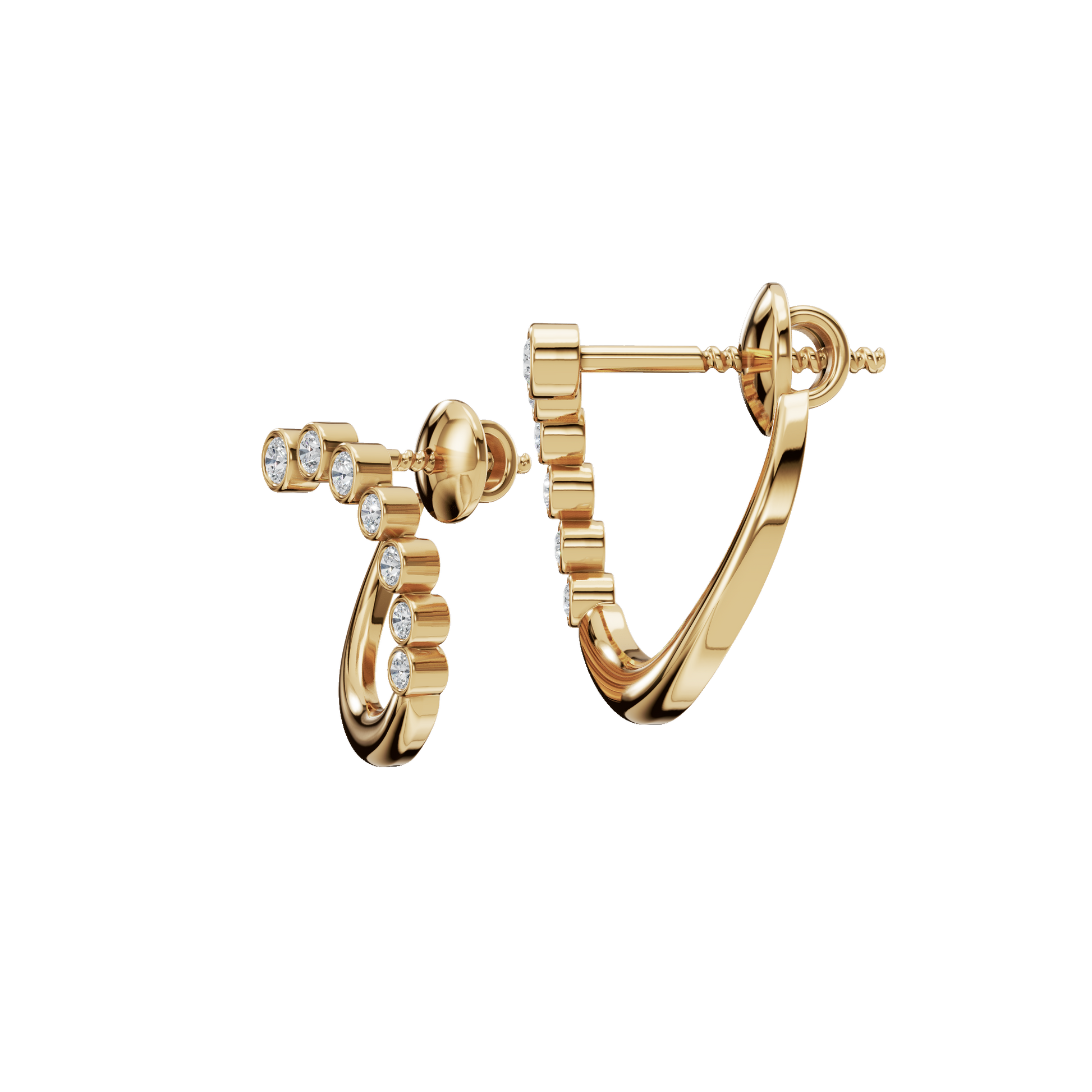 Signature Luxe Lab Grown Diamond Hoops