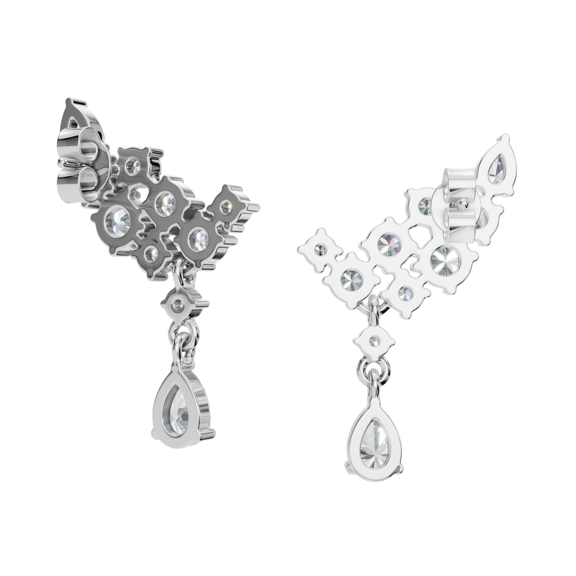 Timeless Love Lab Grown Diamond Dangle Earrings - Luxury Anniversary