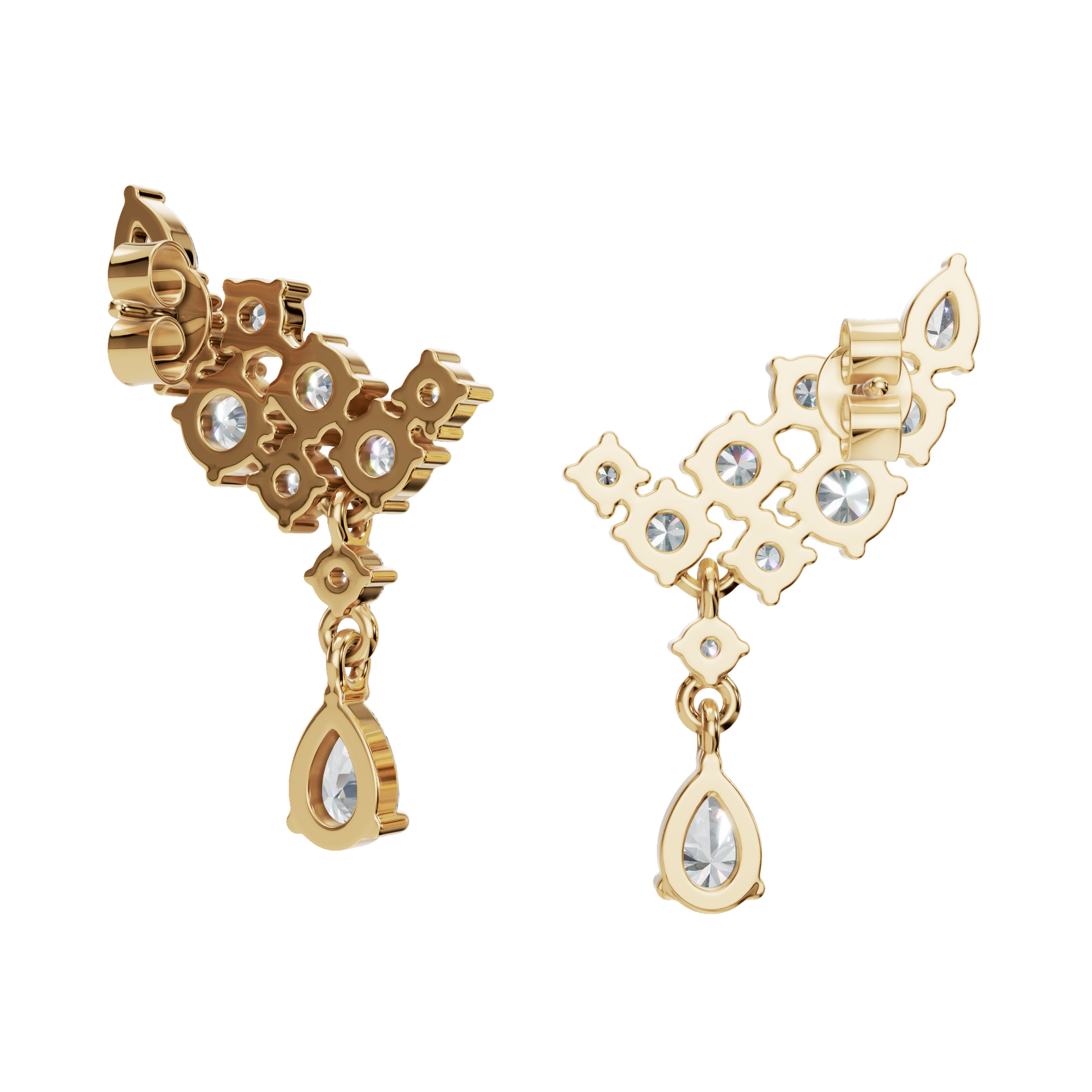 Timeless Love Lab Grown Diamond Dangle Earrings - Luxury Anniversary