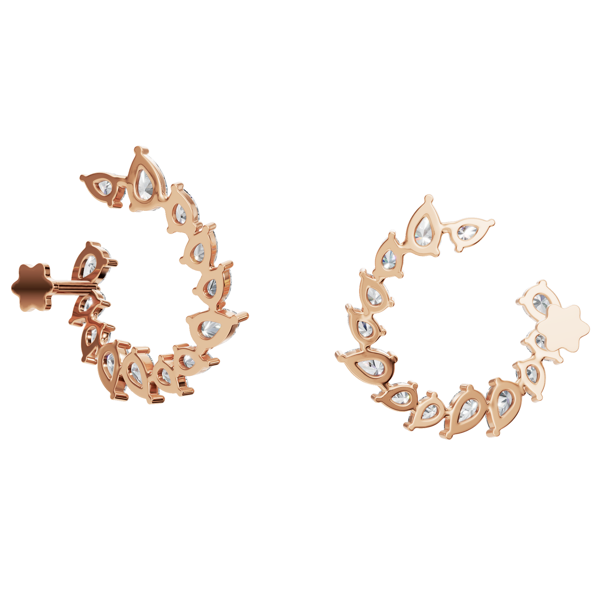 Aura Lab Grown Diamond Hoop Earrings – Sophisticated Festival Jewelry for Her