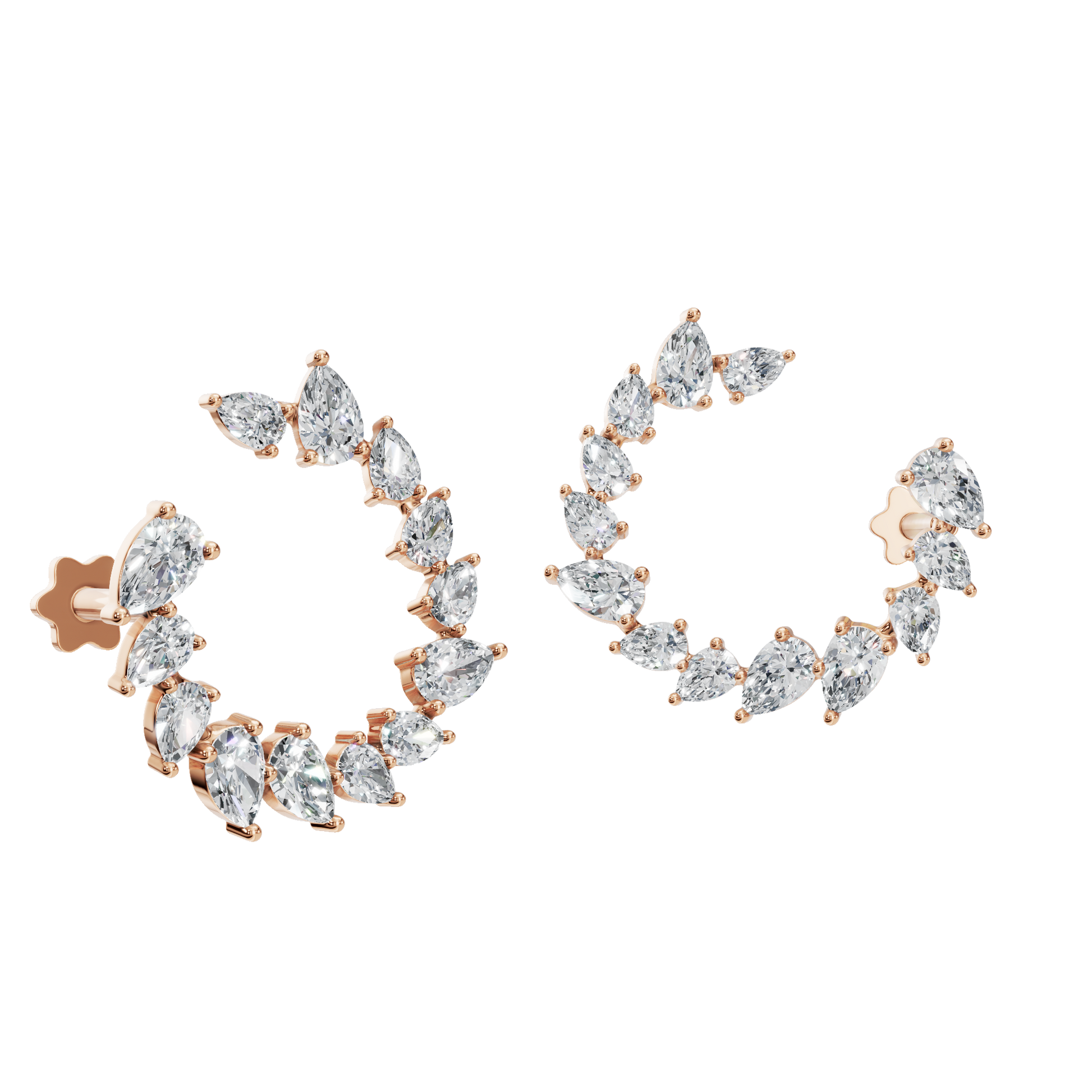 Aura Lab Grown Diamond Hoop Earrings – Sophisticated Festival Jewelry for Her