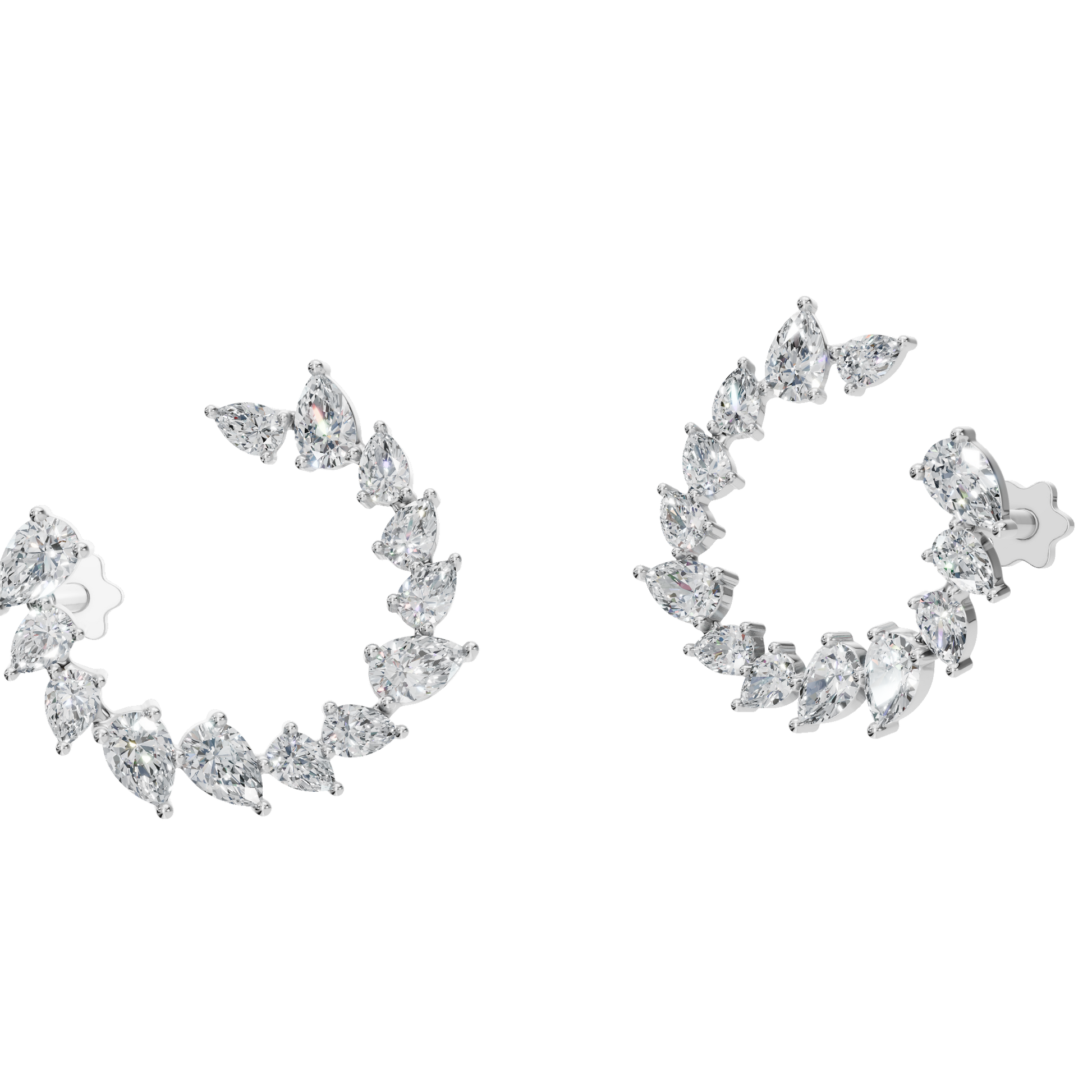 Aura Lab Grown Diamond Hoop Earrings – Sophisticated Festival Jewelry for Her