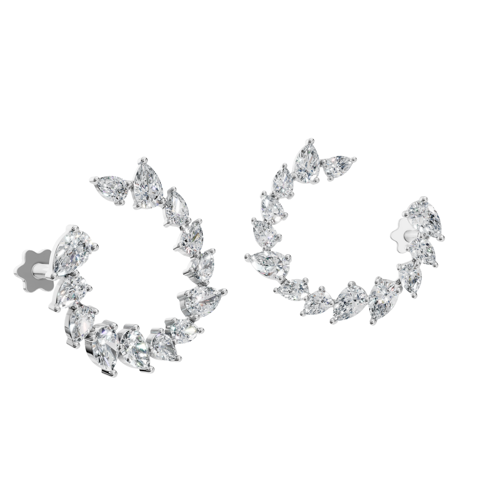 Aura Lab Grown Diamond Hoop Earrings – Sophisticated Festival Jewelry for Her