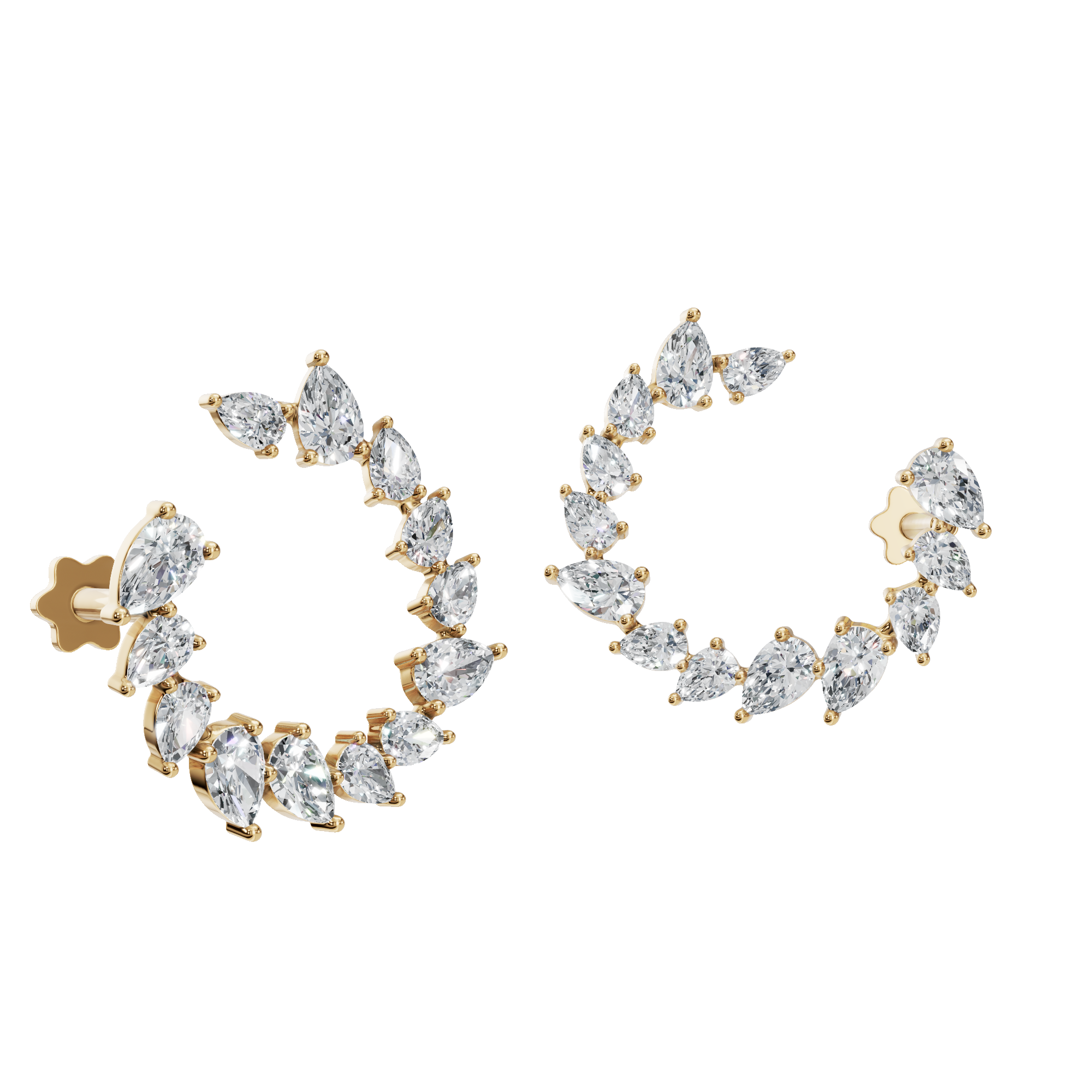 Aura Lab Grown Diamond Hoop Earrings – Sophisticated Festival Jewelry for Her