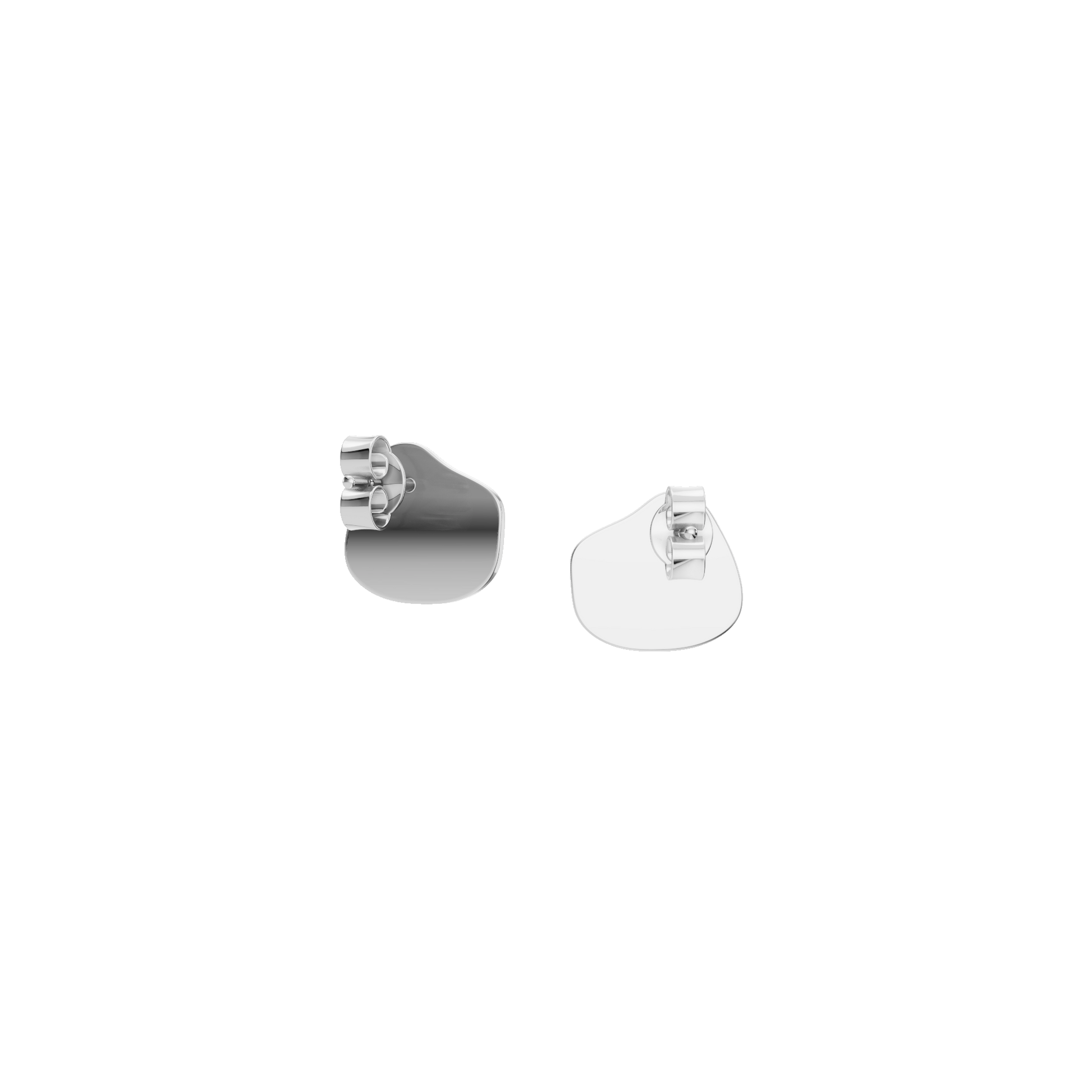 0.190 CT Round Diamond Polished Cluster Earrings – Sleek Minimal Style