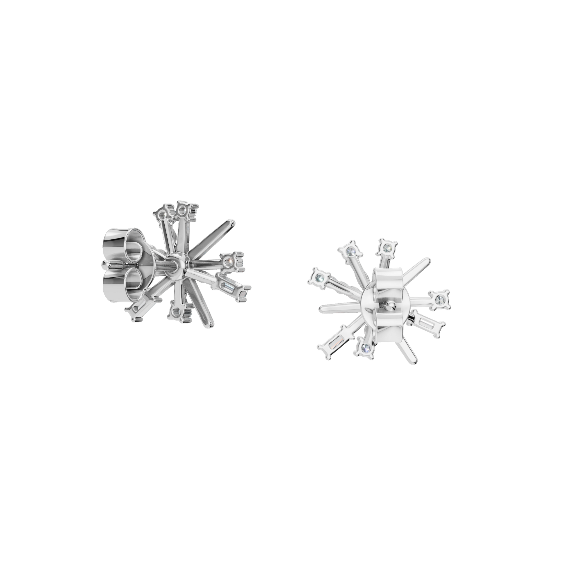 Lab Grown Diamond Starburst Earrings – Perfect Festival Jewelry