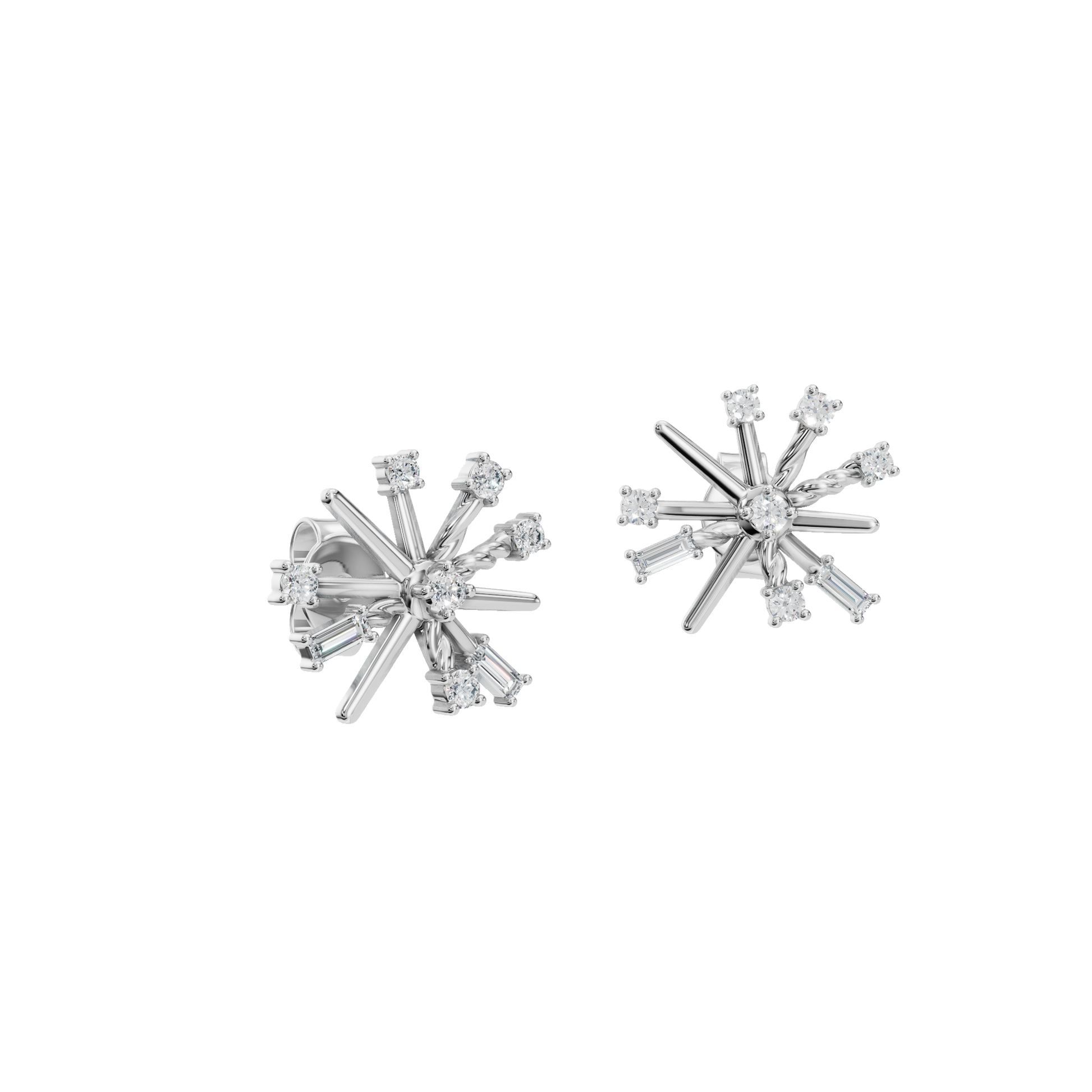 Lab Grown Diamond Starburst Earrings – Perfect Festival Jewelry