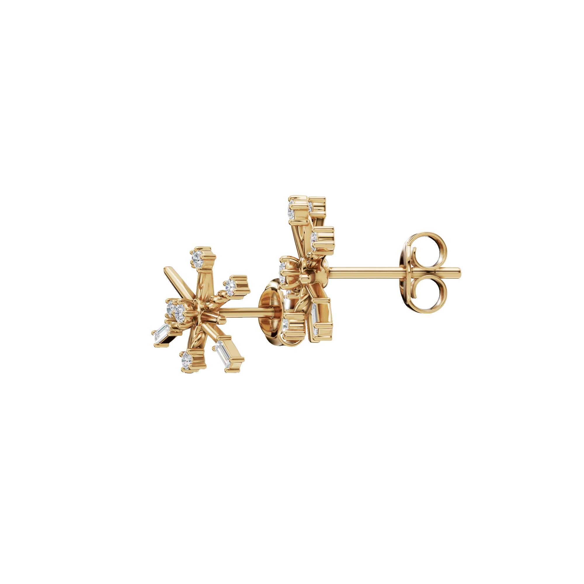 Lab Grown Diamond Starburst Earrings – Perfect Festival Jewelry