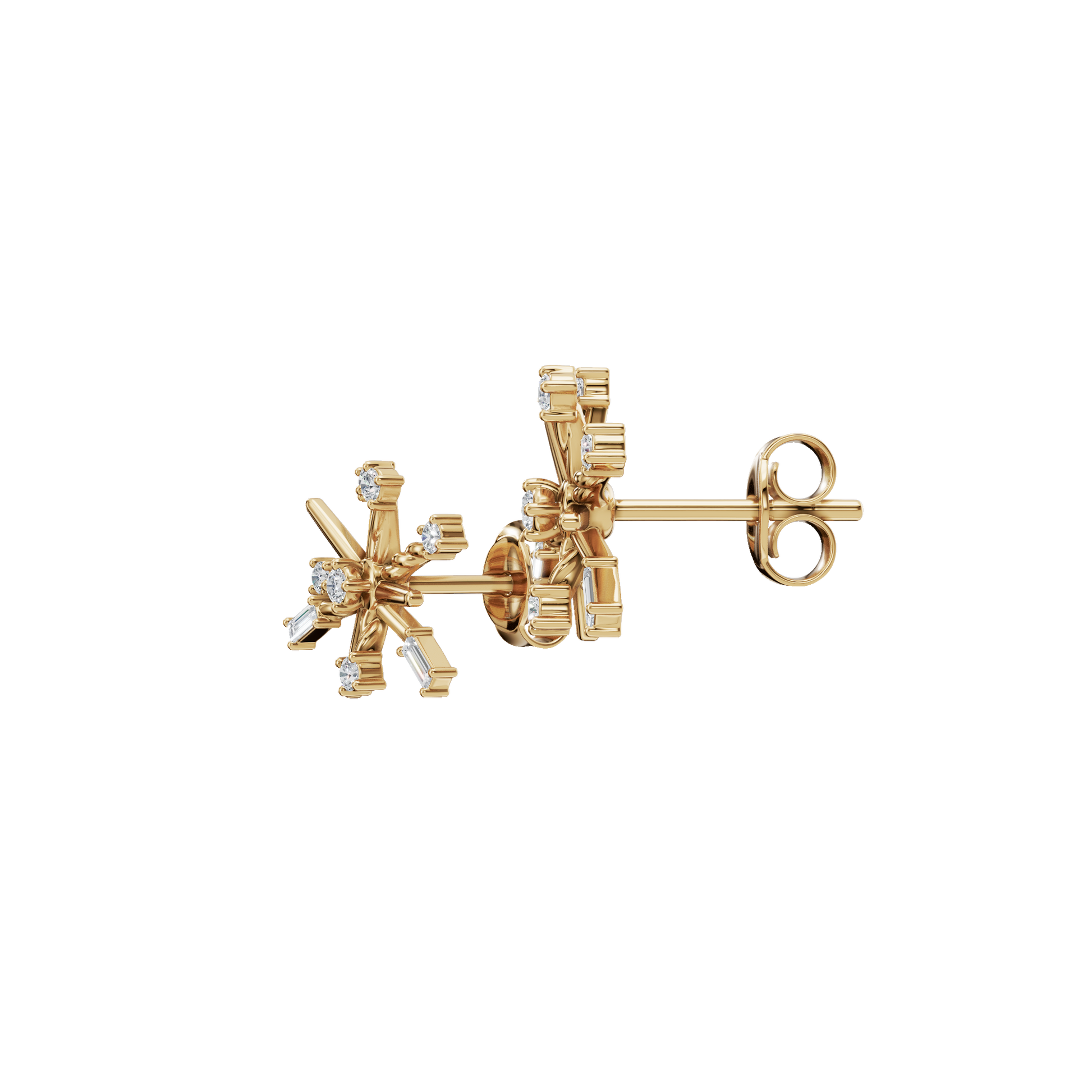 Lab Grown Diamond Starburst Earrings – Perfect Festival Jewelry