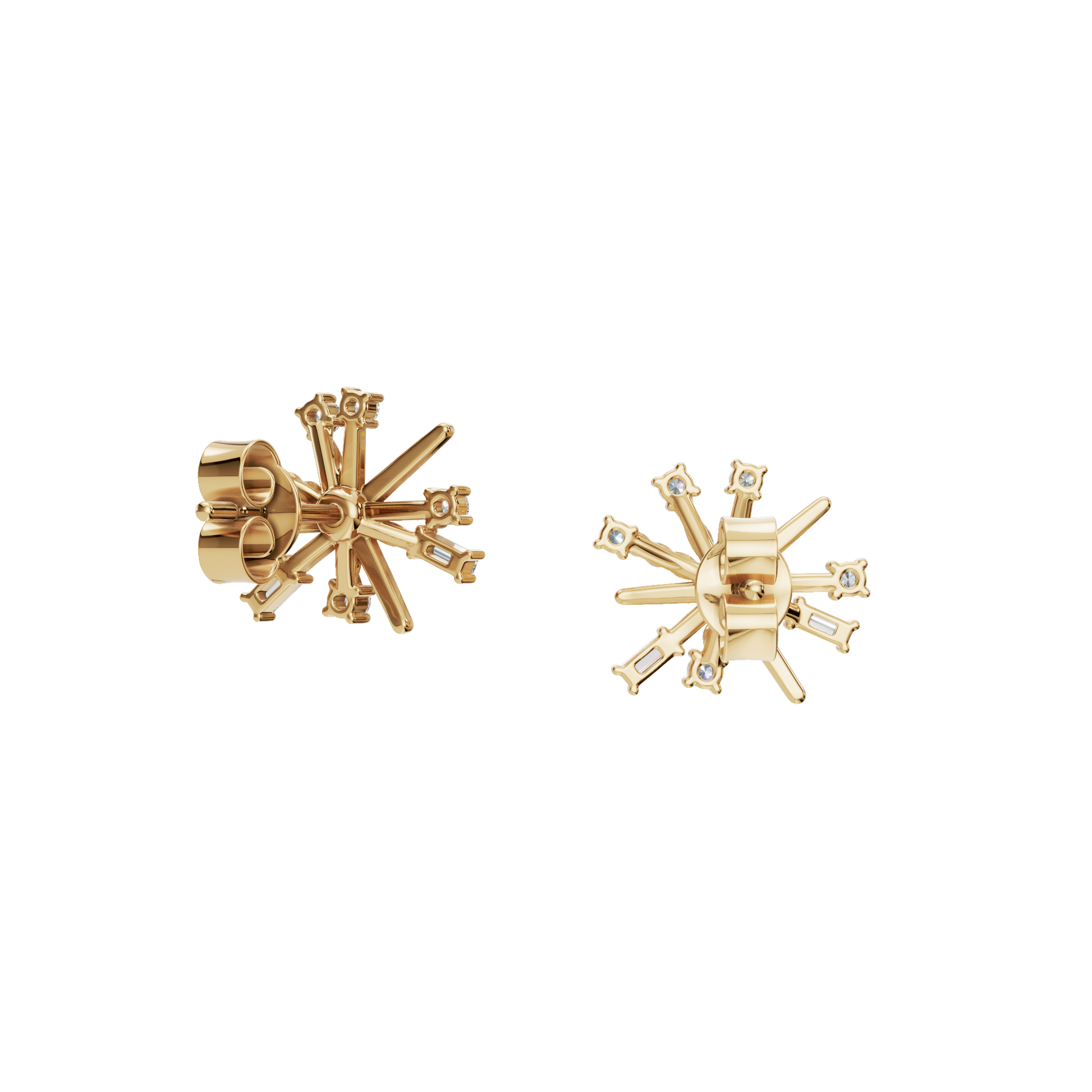 Lab Grown Diamond Starburst Earrings – Perfect Festival Jewelry
