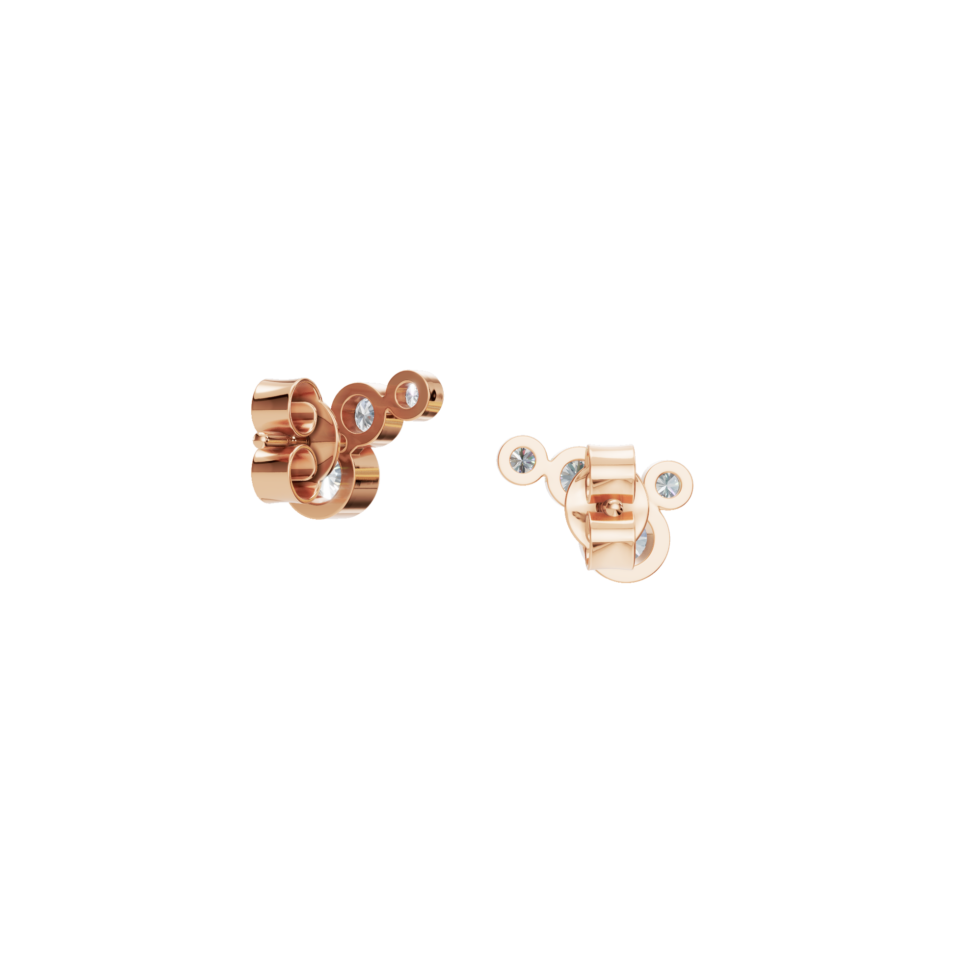 Eclipse Bloom Lab Grown Diamond Stud Earrings
