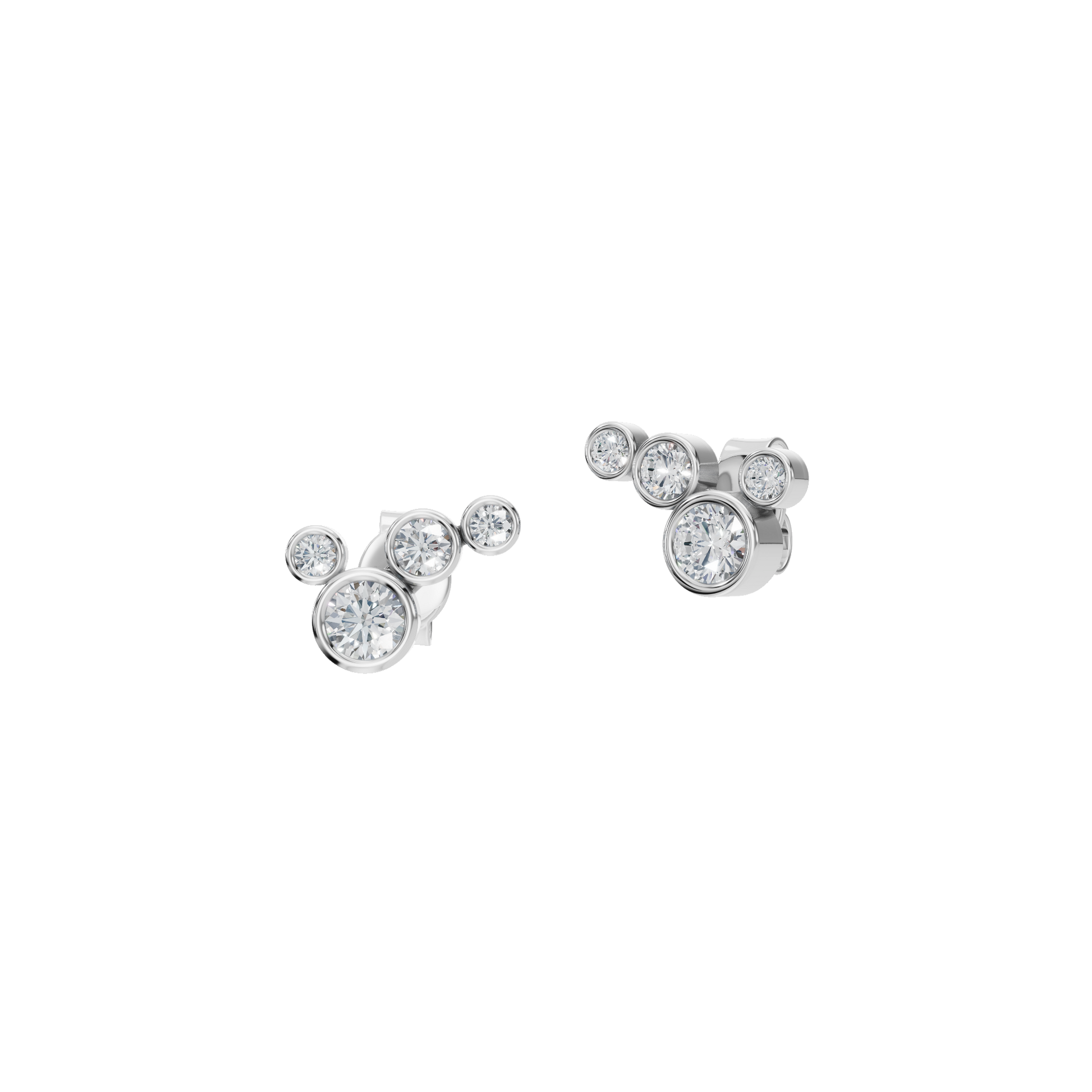 Eclipse Bloom Lab Grown Diamond Stud Earrings