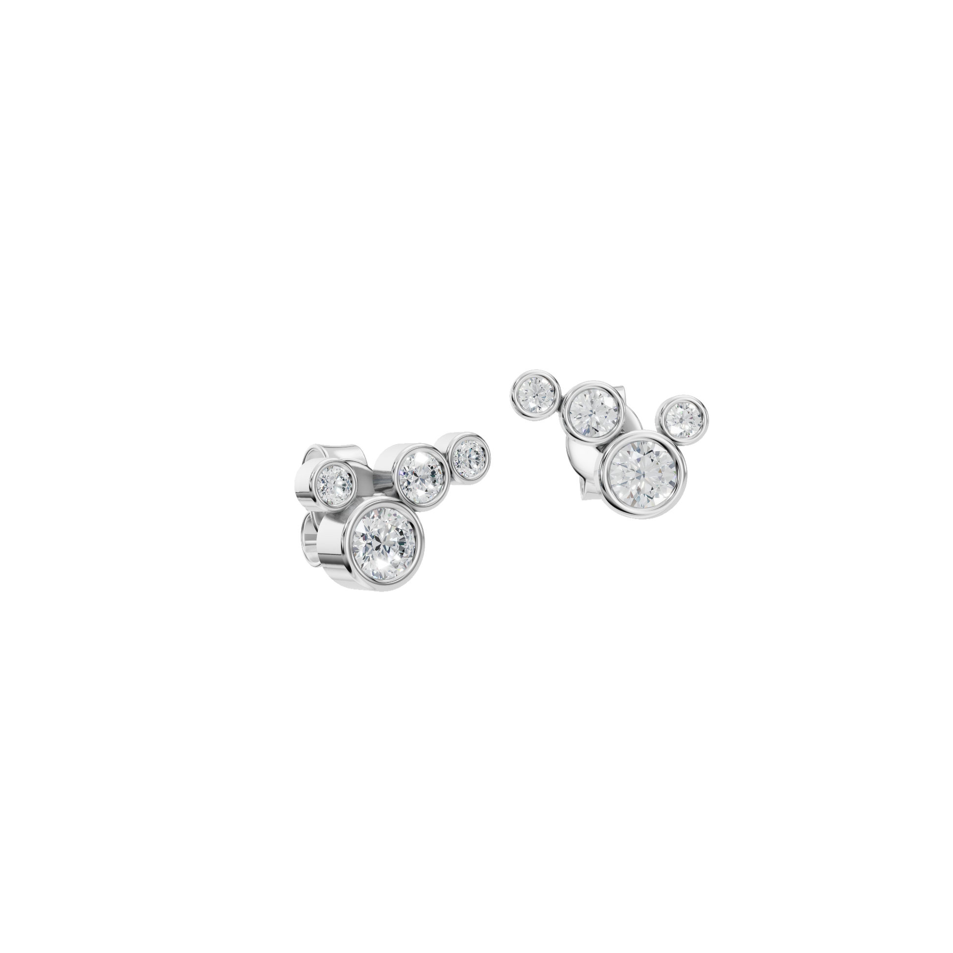 Eclipse Bloom Lab Grown Diamond Stud Earrings