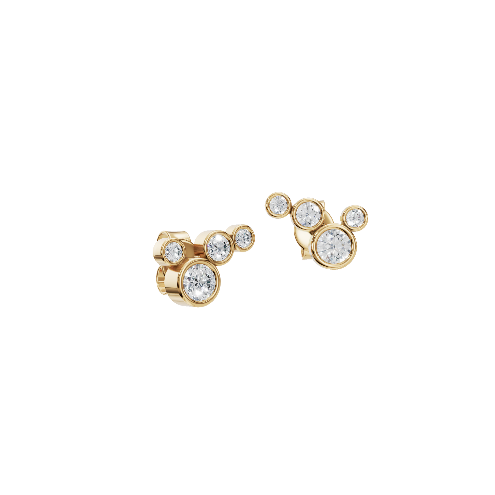Eclipse Bloom Lab Grown Diamond Stud Earrings