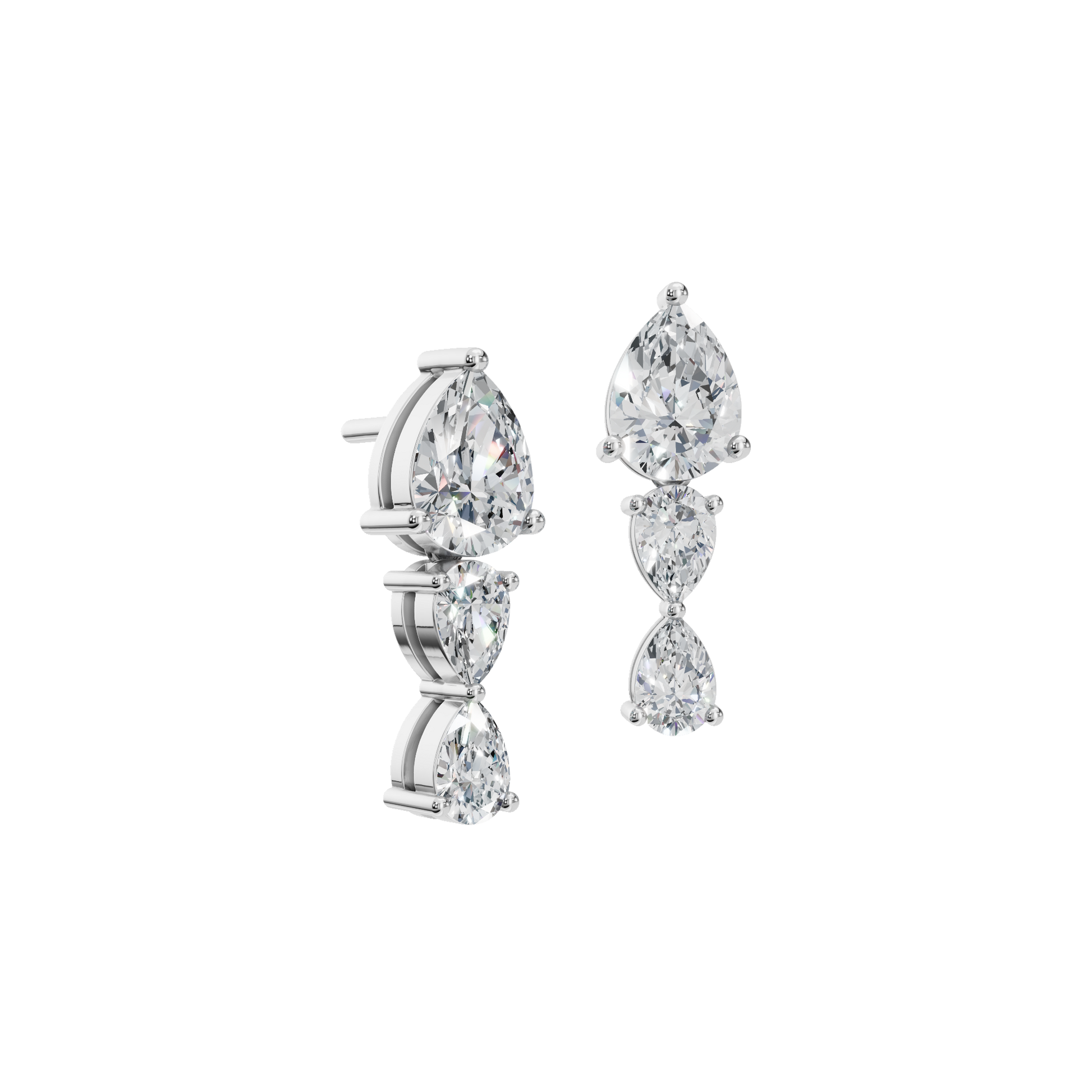 Promise Aura Lab Grown Diamond Stud Earrings - Velentine Gift For Her