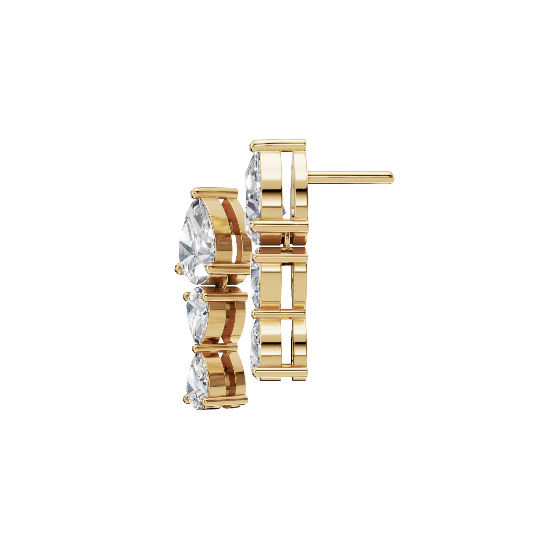 Promise Aura Lab Grown Diamond Stud Earrings - Velentine Gift For Her