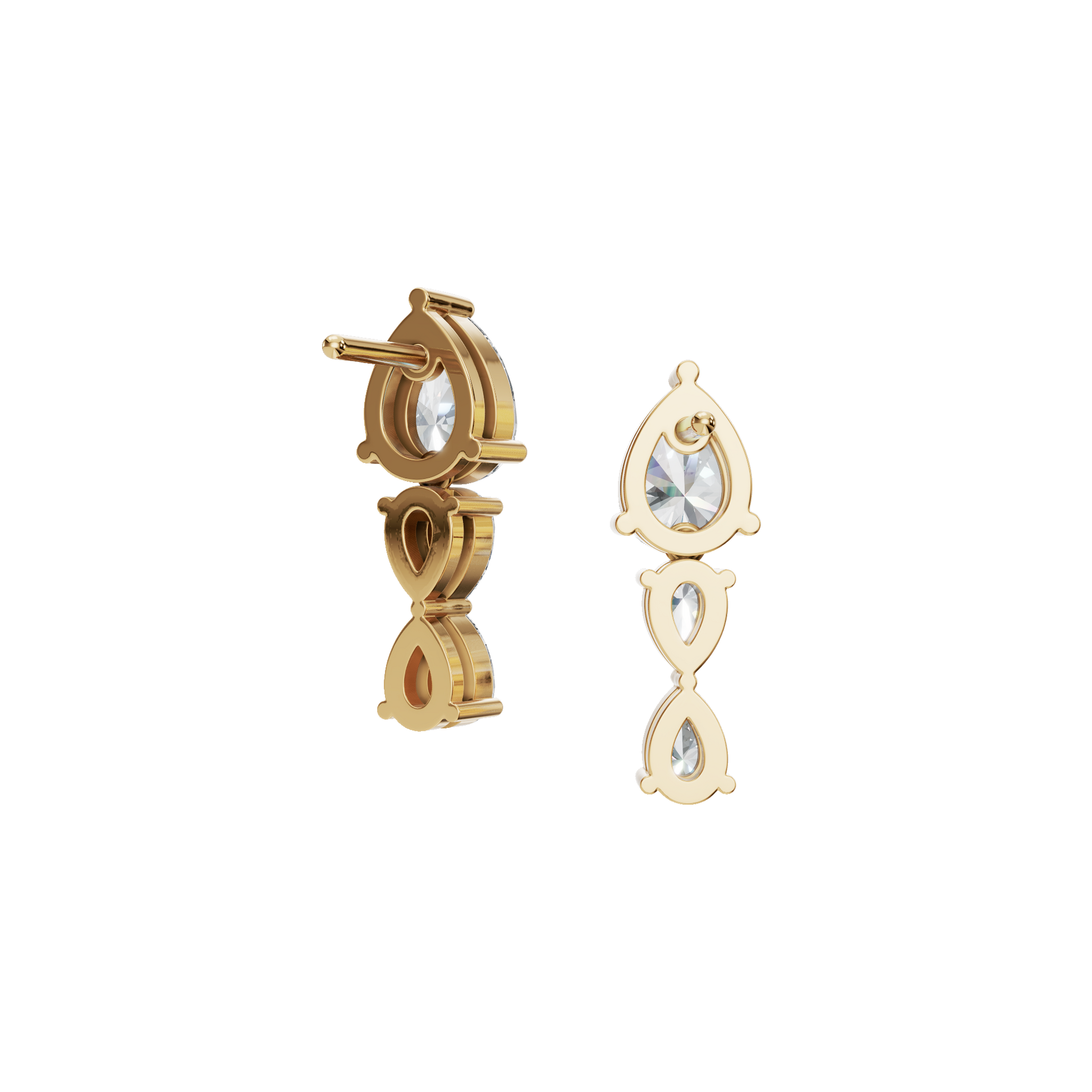 Promise Aura Lab Grown Diamond Stud Earrings - Velentine Gift For Her