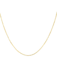14K Yellow Gold 1.3mm French Cable Chain Necklace