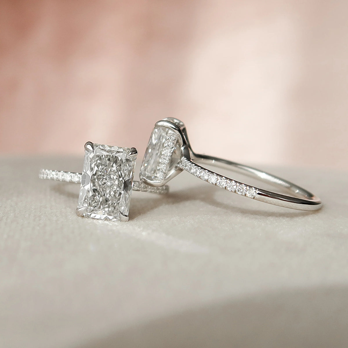 Pavé Engagement Ring Settings 