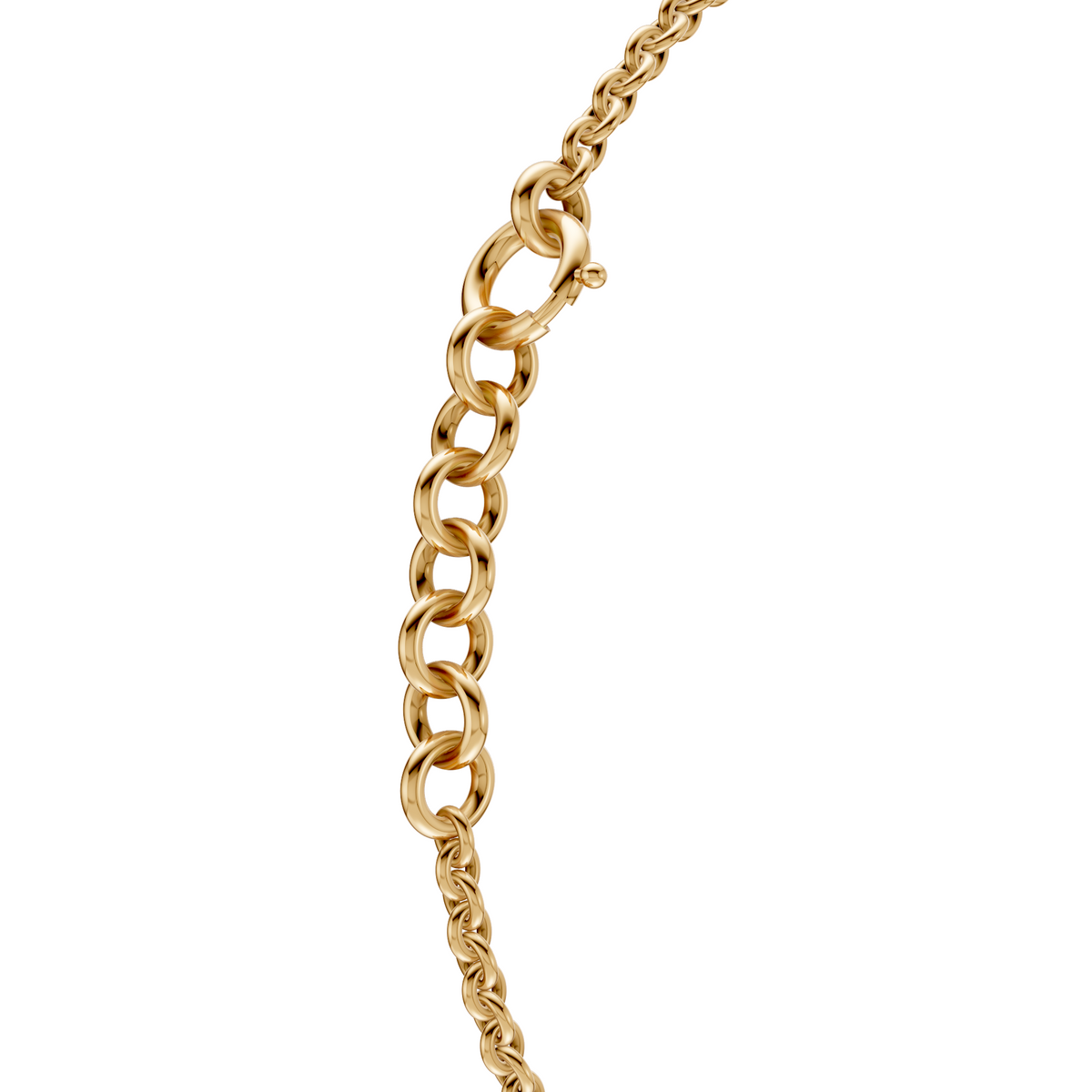 Custom Star-Shaped Pink Diamond 14K Gold Chain Bracelet