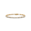 Luxury 3.89 CTW Round and Marquise Diamond Bracelet