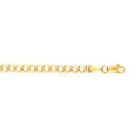14K Yellow Gold 4.4mm Lite Curb Link Chain