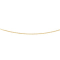 14K Yellow Gold 2.5mm Textured Cable Chain Necklace
