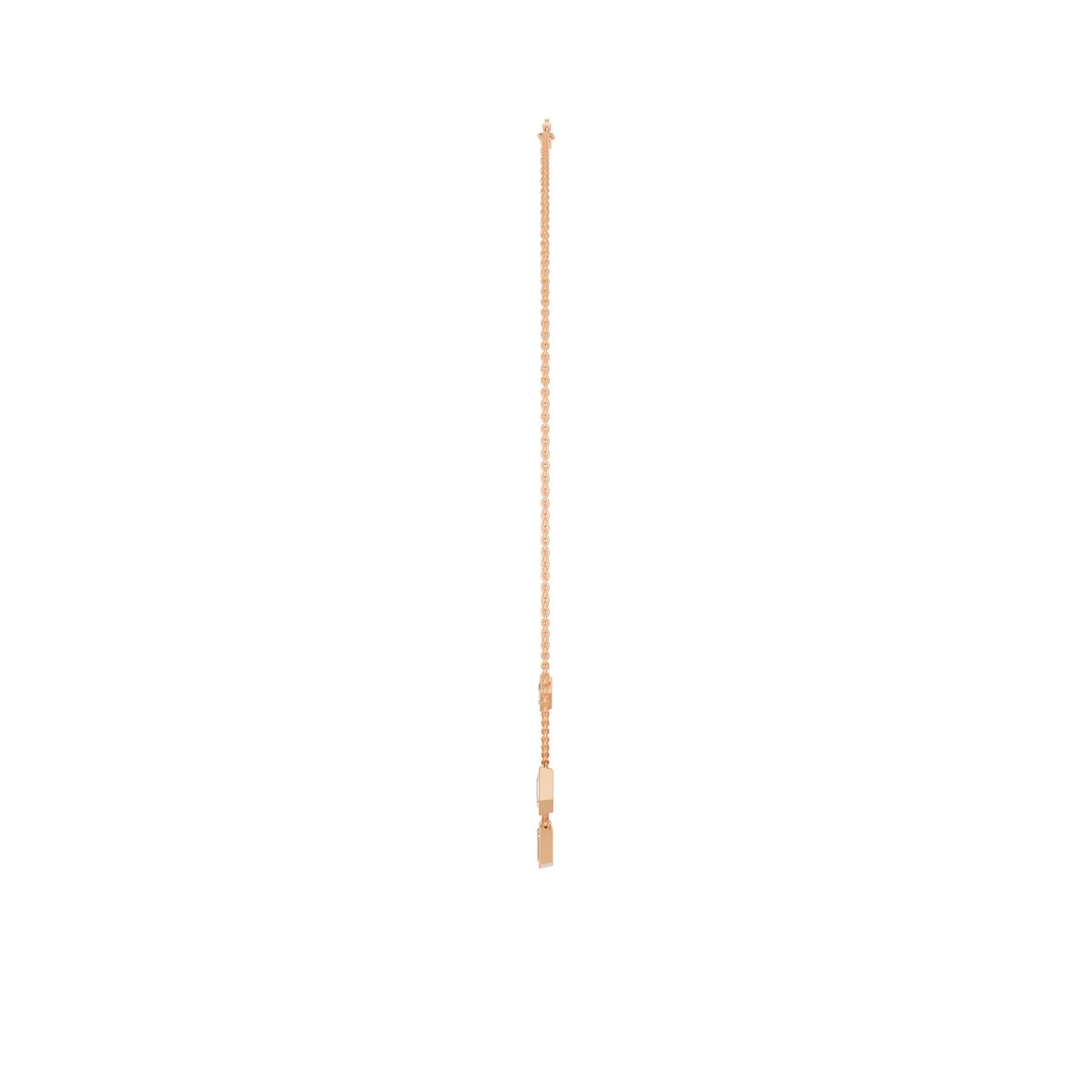 Lucia Baguette Lab Grown Diamond Bezel Station Necklace