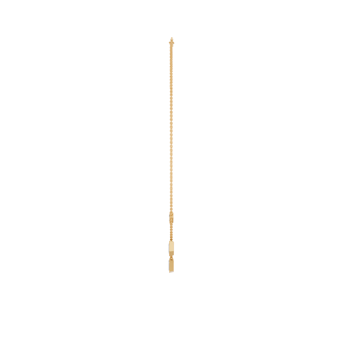 Lucia Baguette Lab Grown Diamond Bezel Station Necklace