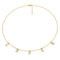 Lucia Baguette Lab Grown Diamond Bezel Station Necklace