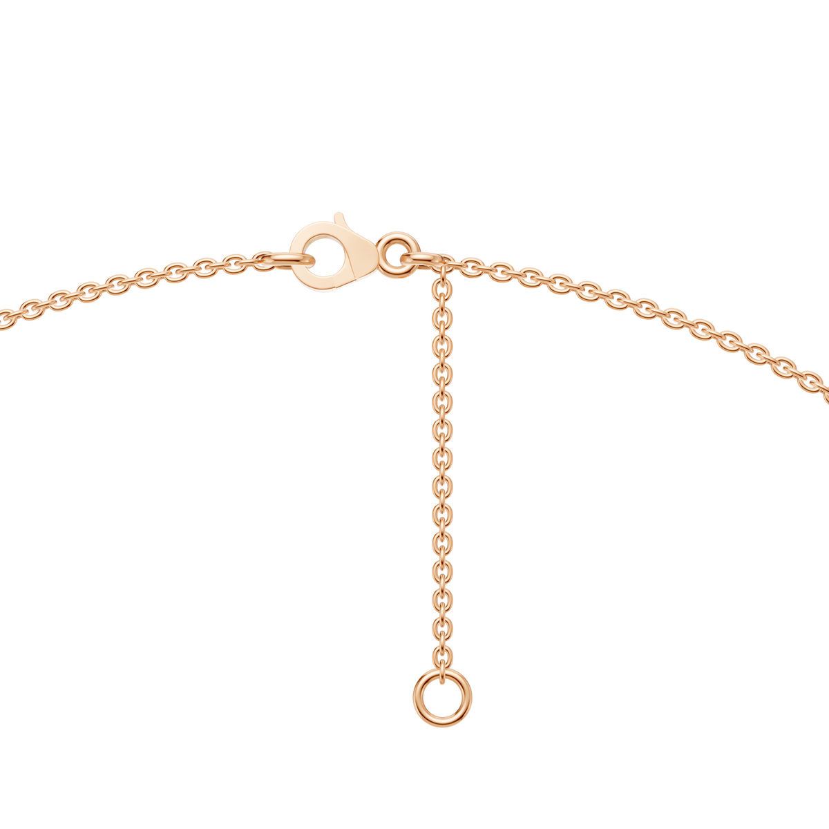 Lucia Rose Cut & Oval Diamond Floating Necklace